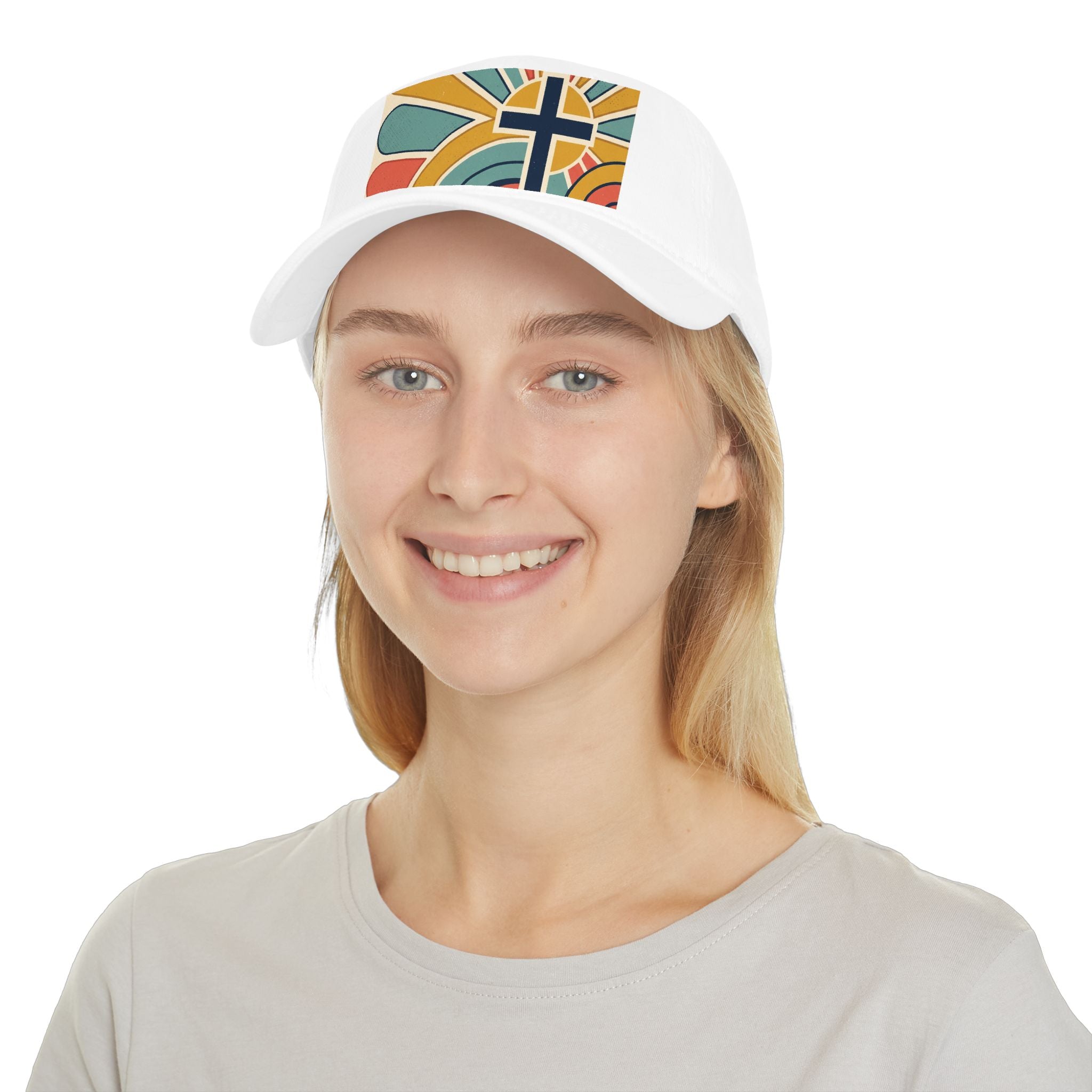 Retro cross Baseball Cap | Christian Faith Hat, Scripture Inspired
