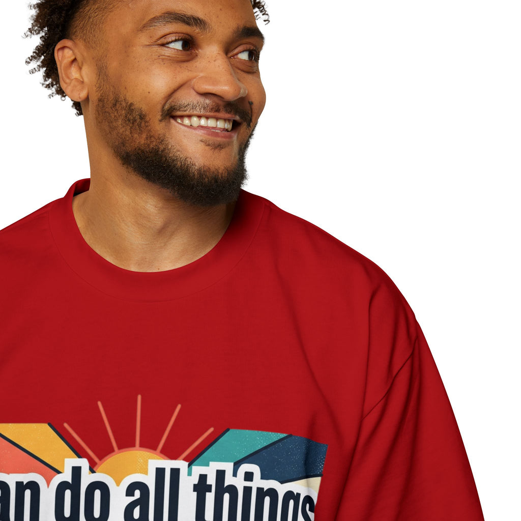 I can do all things through Christ who gives me strength T-Shirt | Grunge Christian Tee