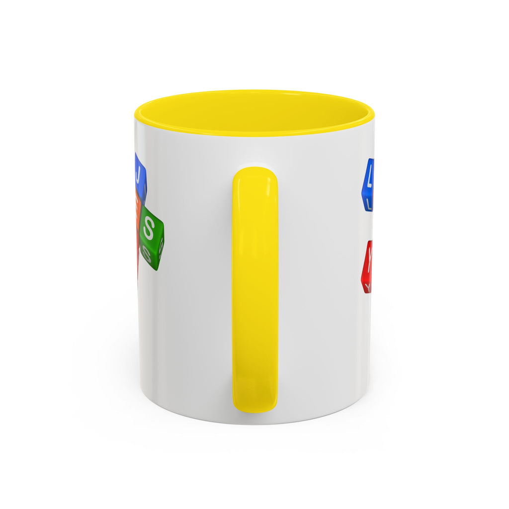 Colorful Letter Blocks 'Jesus Loves You' Mug | Accent Coffee Mug