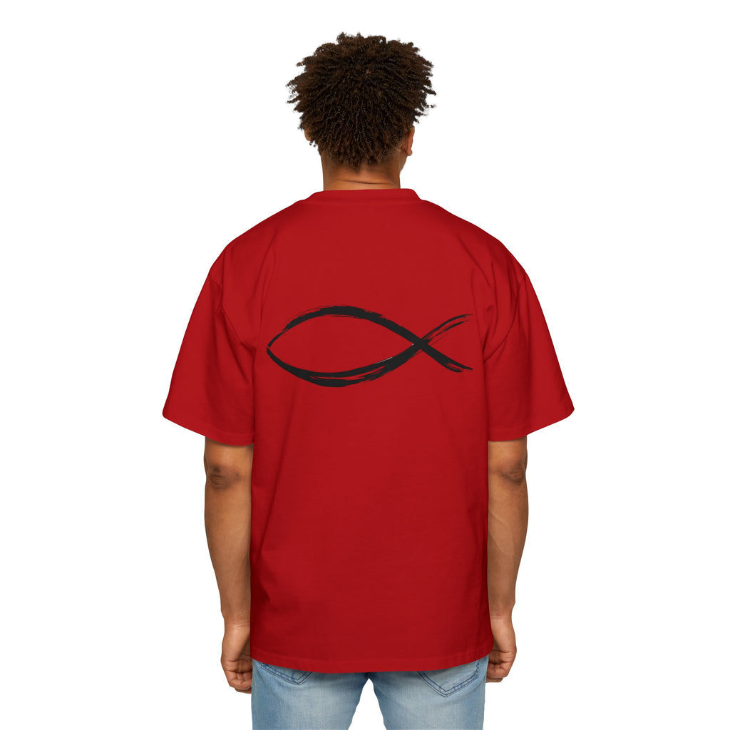 Fish Christian Symbol| Grunge Christian Tee