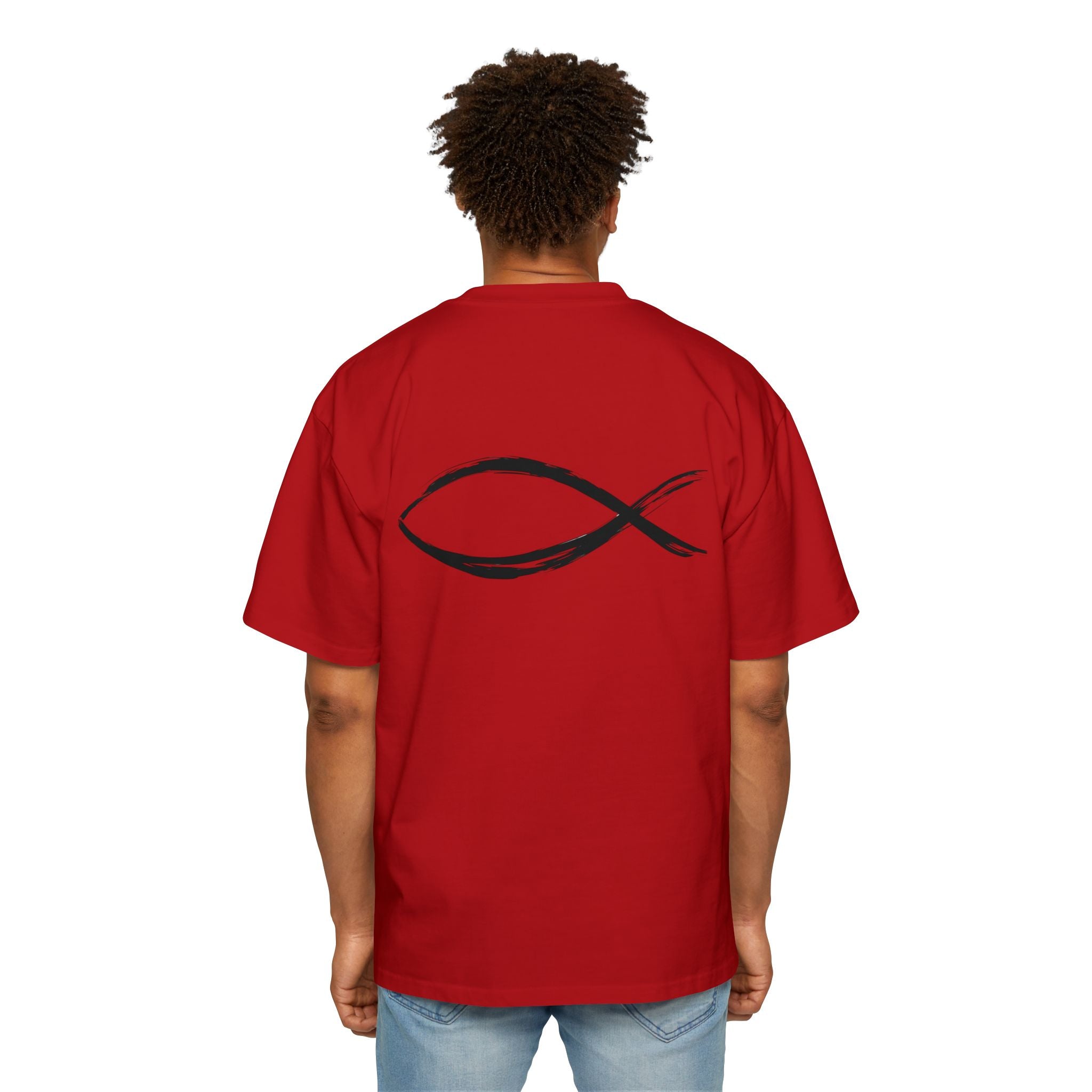 Fish Christian Symbol| Grunge Christian Tee