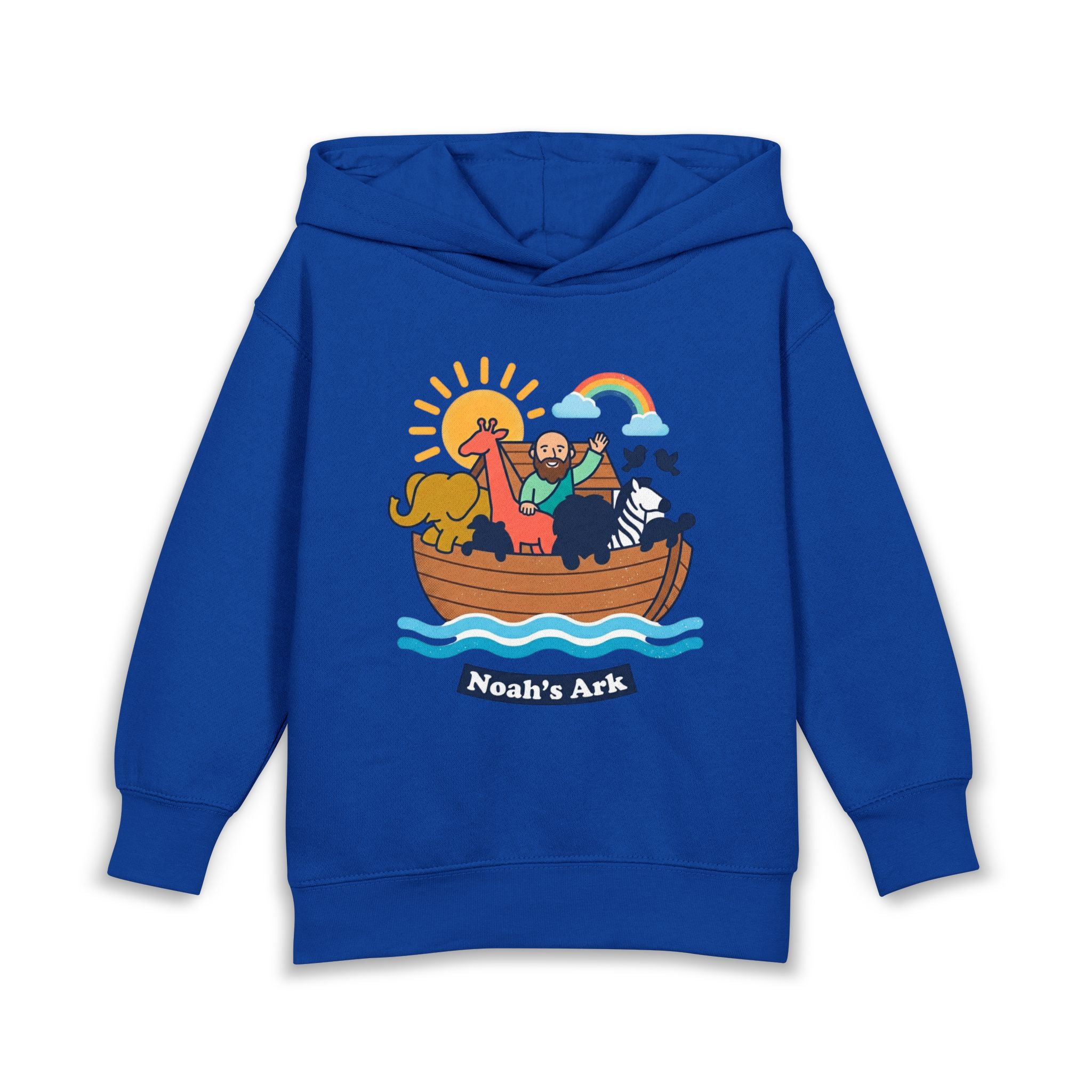 Noah's ark toddler hoodie | cute illustration pullover
