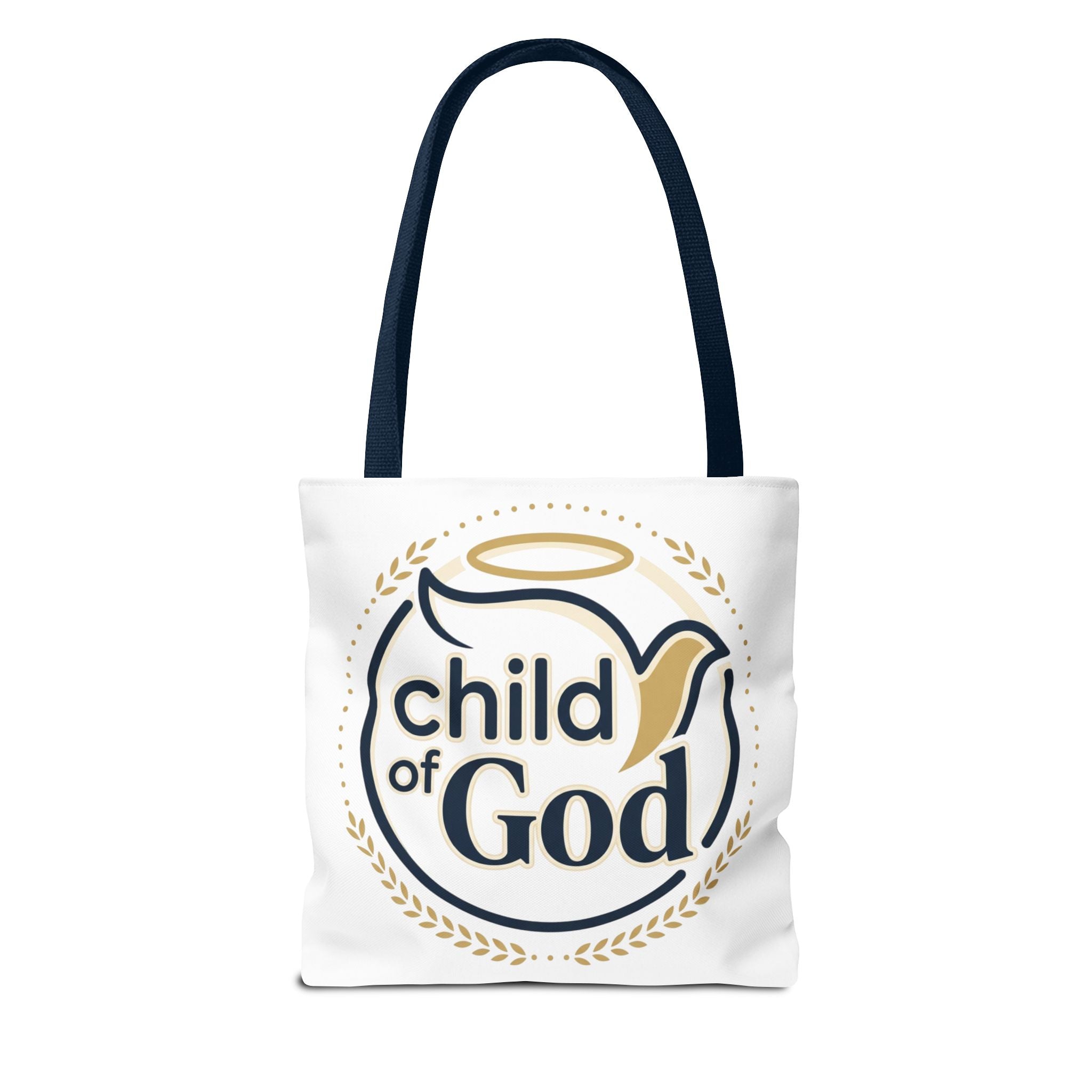 Child of God Tote Bag — All-Over Print Christian Canvas Tote