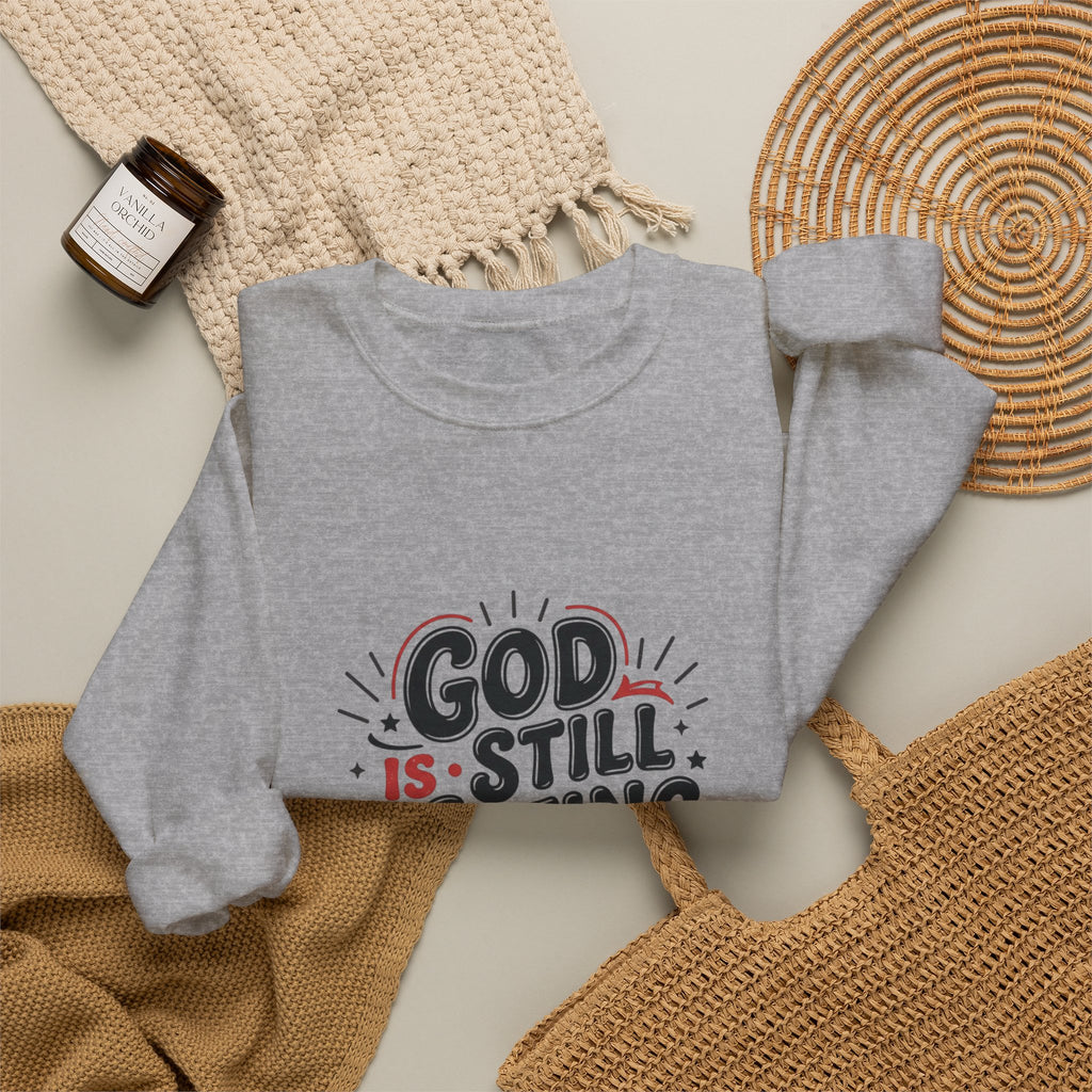 God Is Still Writing My Story Sweatshirt | Christian encouragement, groovy scripture