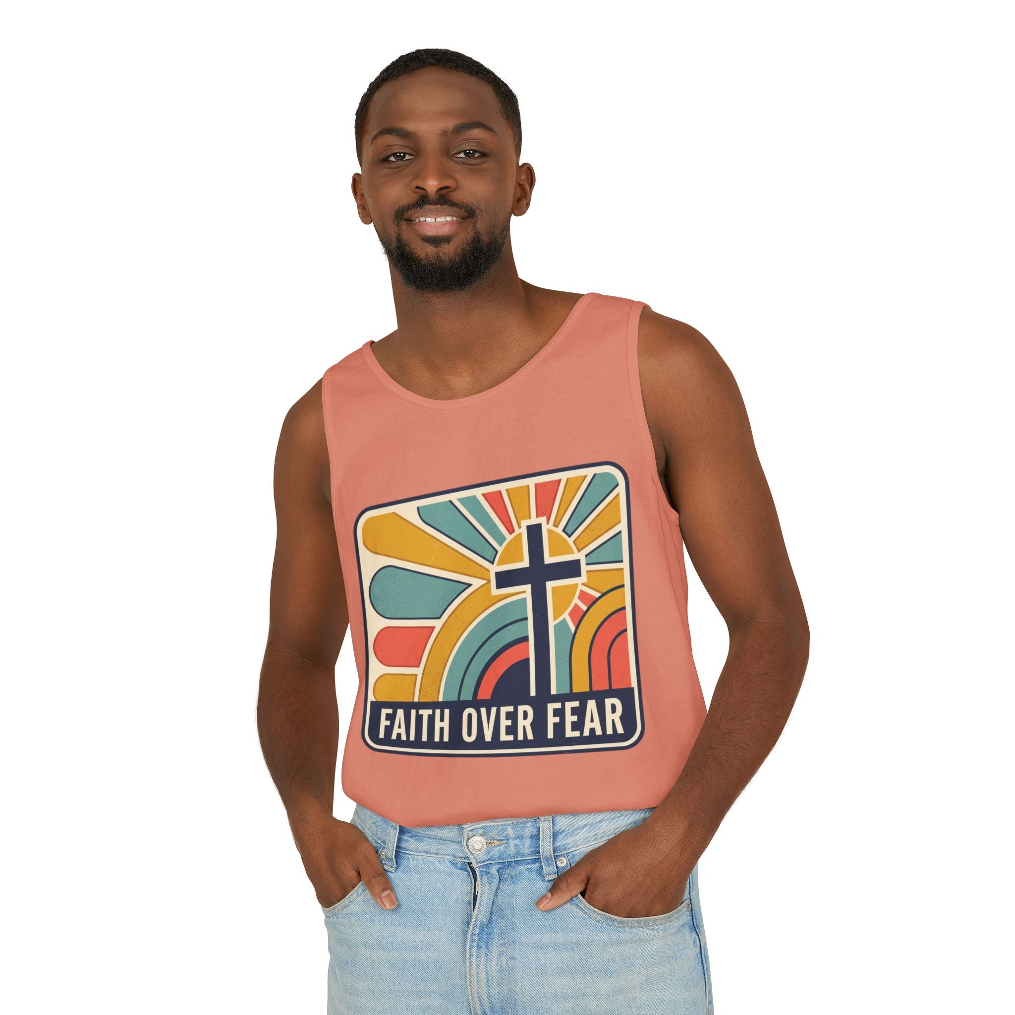 Faith over Fear tank top | Christian faith apparel