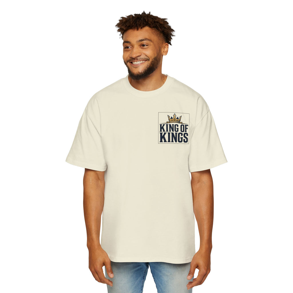 King of Kings Tee — Men's Oversized Graphic T-Shirt with Crown Design