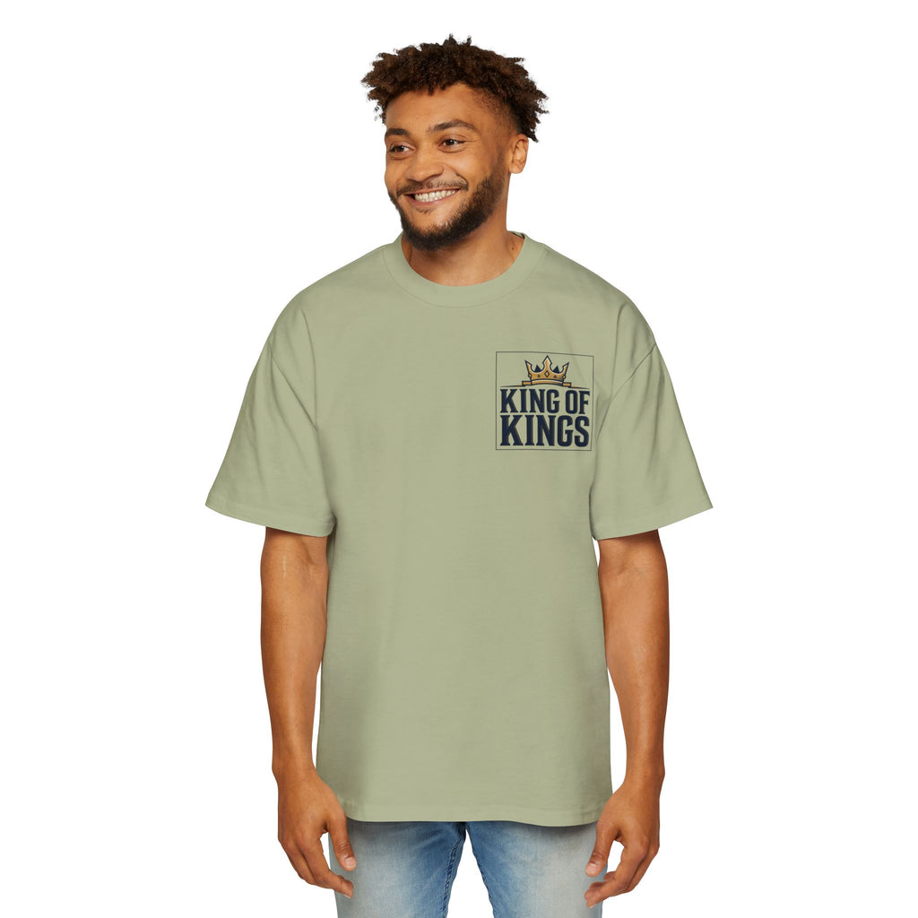 King of Kings Tee — Men's Oversized Graphic T-Shirt with Crown Design
