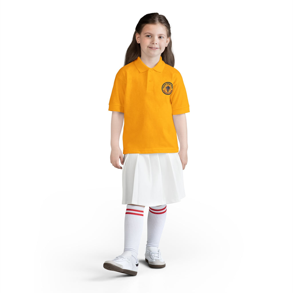 Faith over Fear design Youth Polo