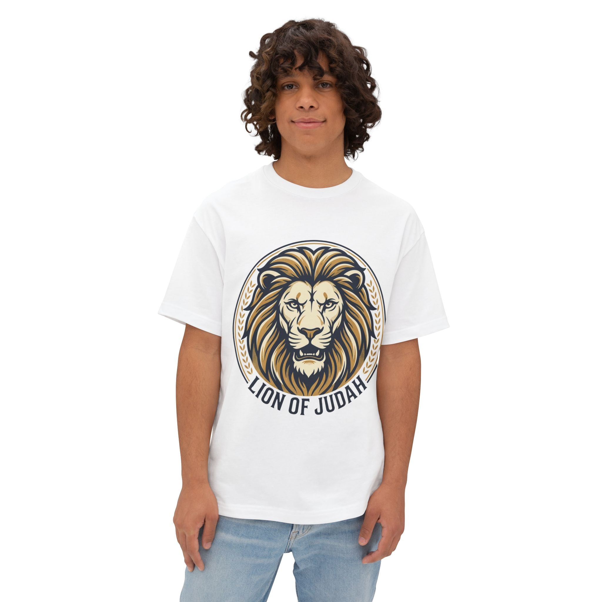 Lion of Judah Tee — Bold Christian Lion Graphic Shirt