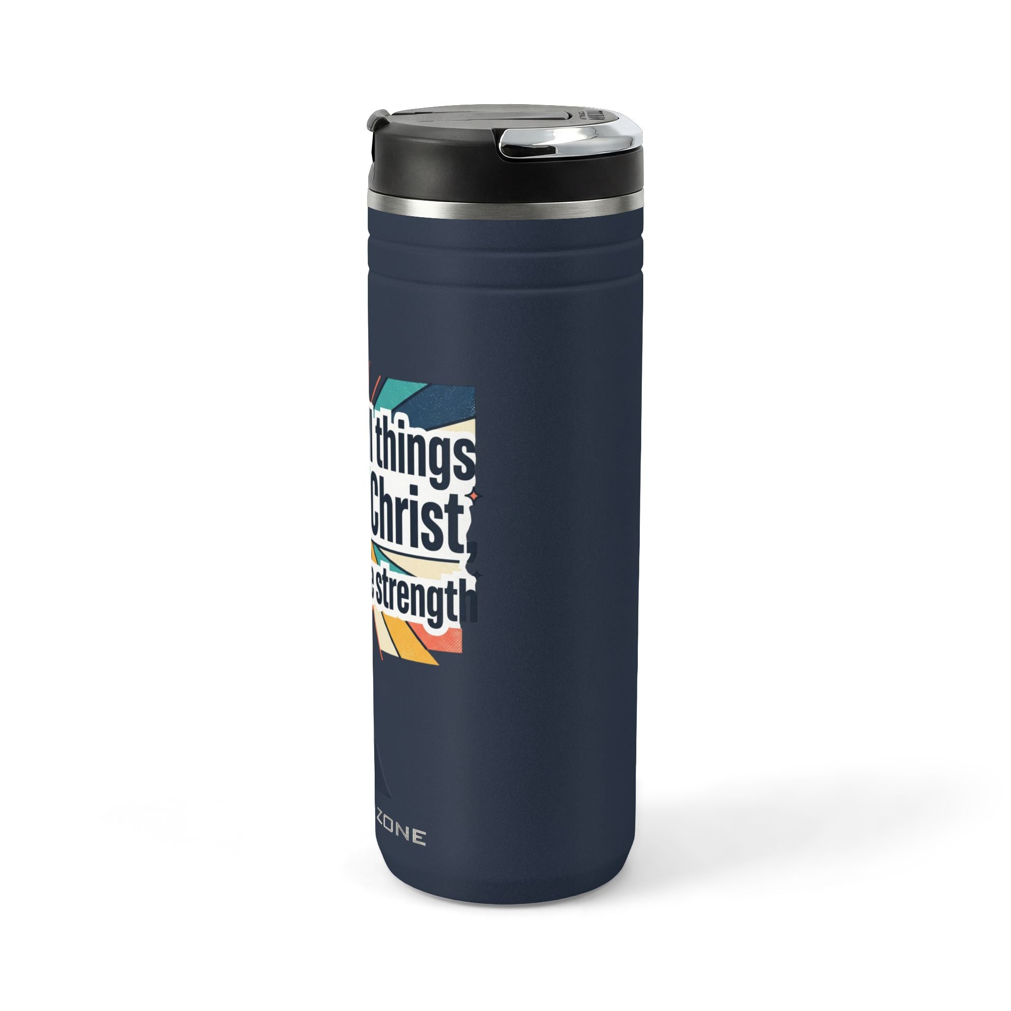 i can do all things emblem tumbler | Stainless steel straw tumbler 24oz