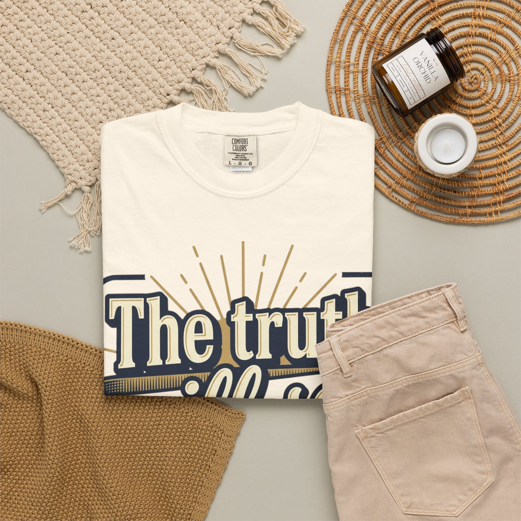 T-Shirt — "The Truth Will Set You Free" Inspirational Graphic Tee