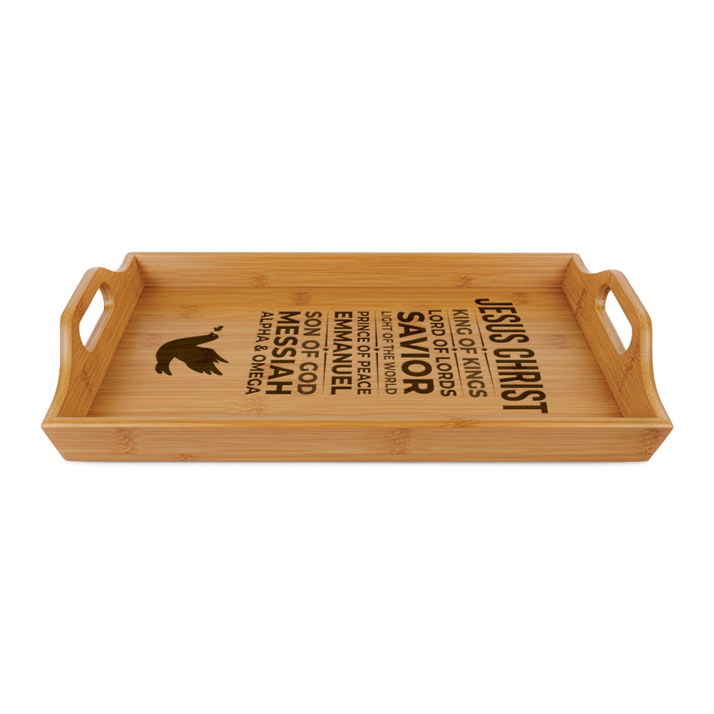 King of Kings - Serving Tray | Bamboo Religious Tray