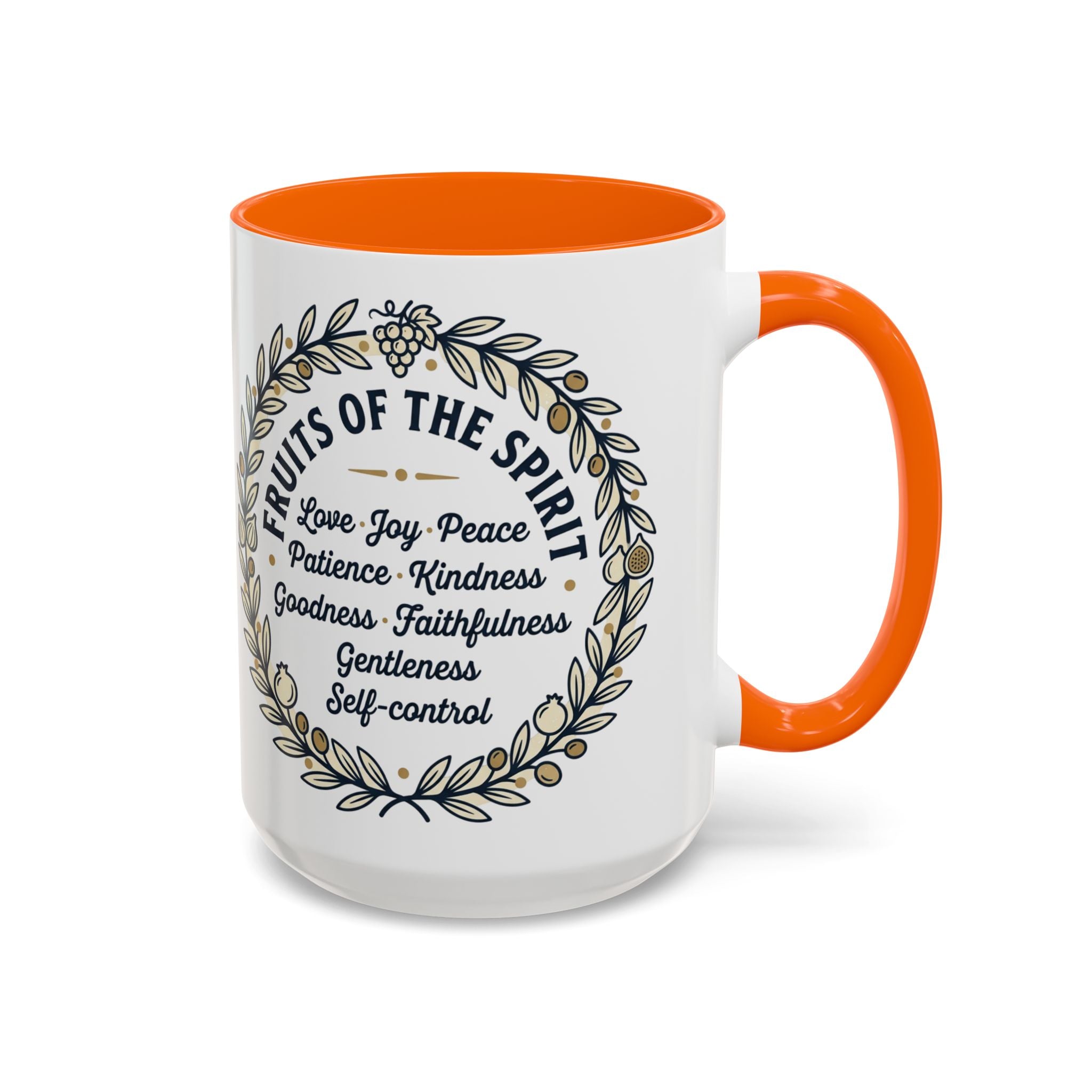 Fruits of the spirit Script Mug | Accent Coffee Mug