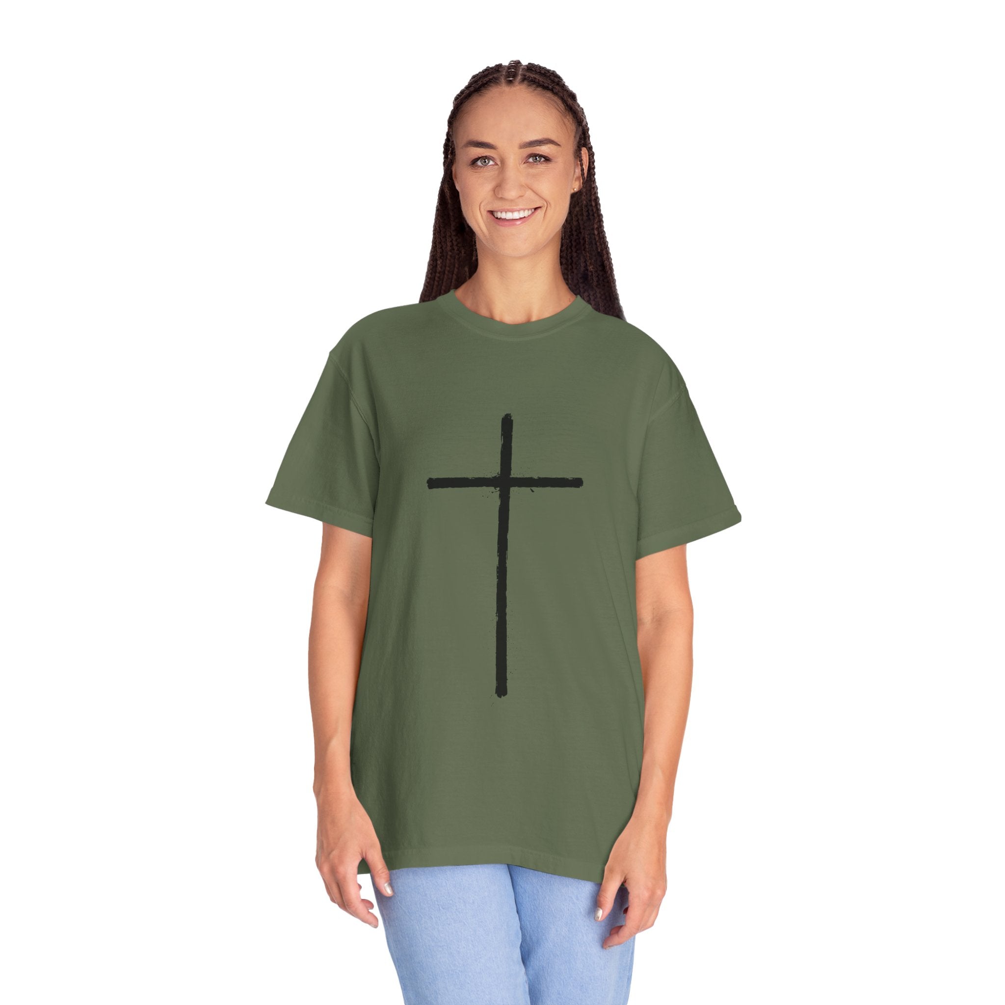Cross T-shirt | Religious Gothic Faith Design
