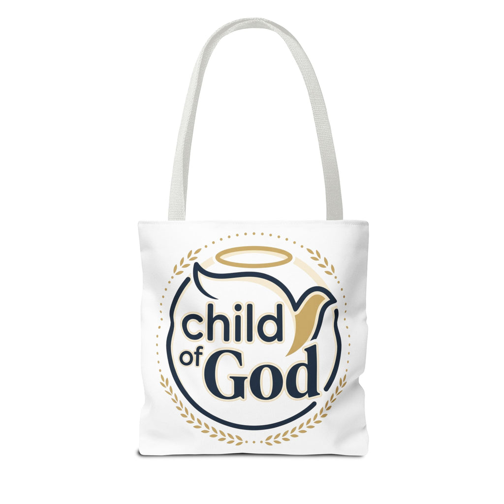 Child of God Tote Bag — All-Over Print Christian Canvas Tote