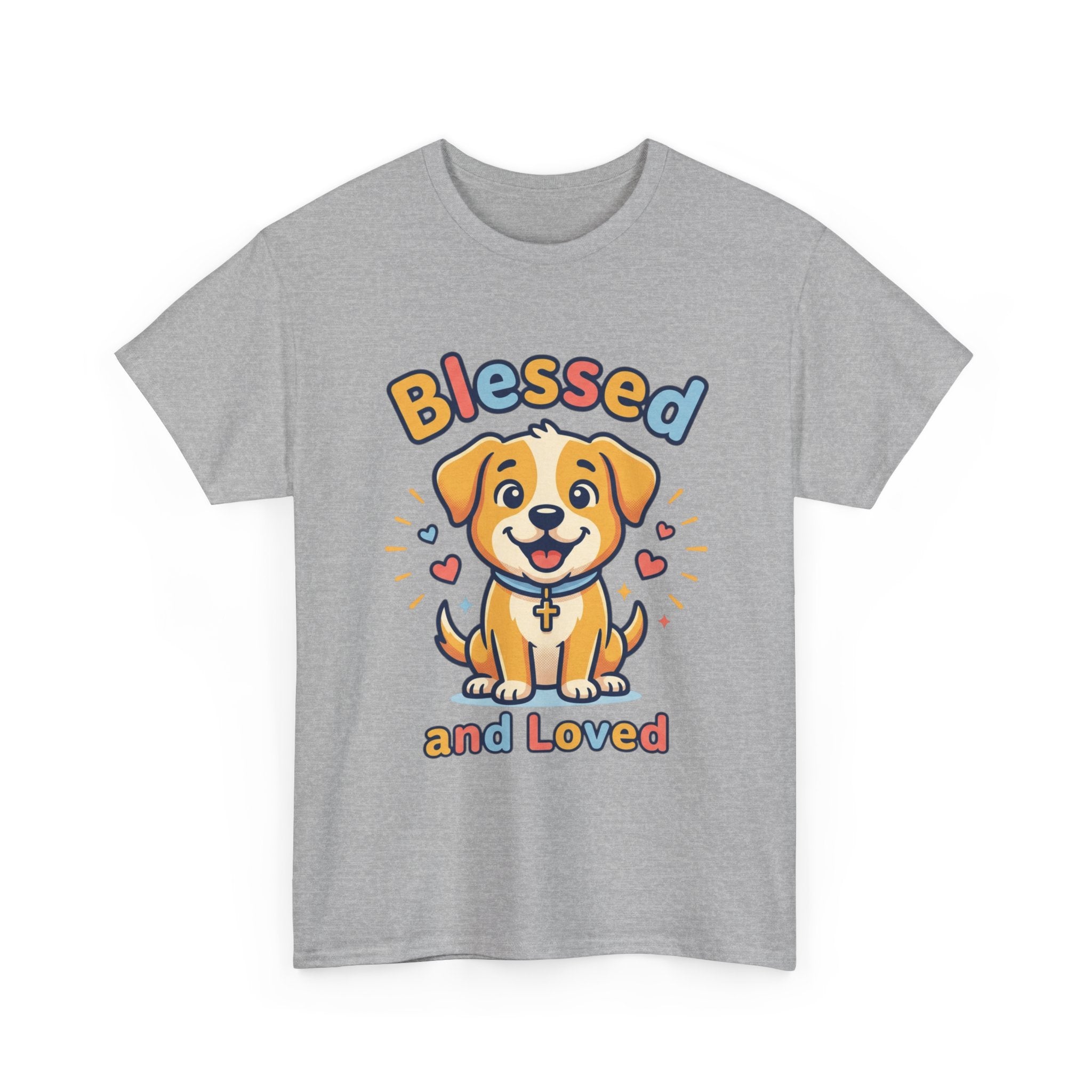Blessed and Loved Puppy T-Shirt — Cute Dog Graphic Tee for Pet Lovers