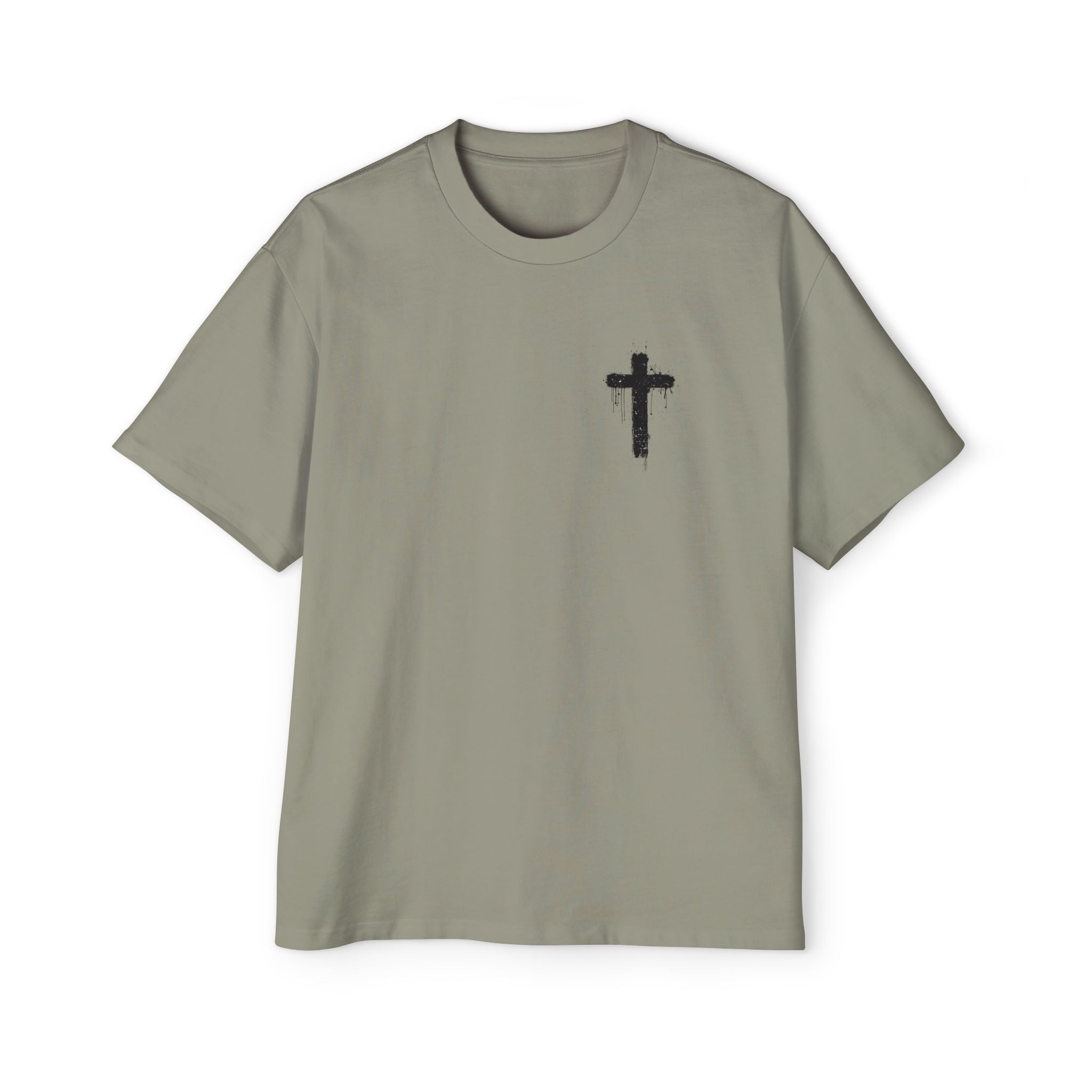 Dripping Paint Cross T-Shirt | Grunge Christian Tee