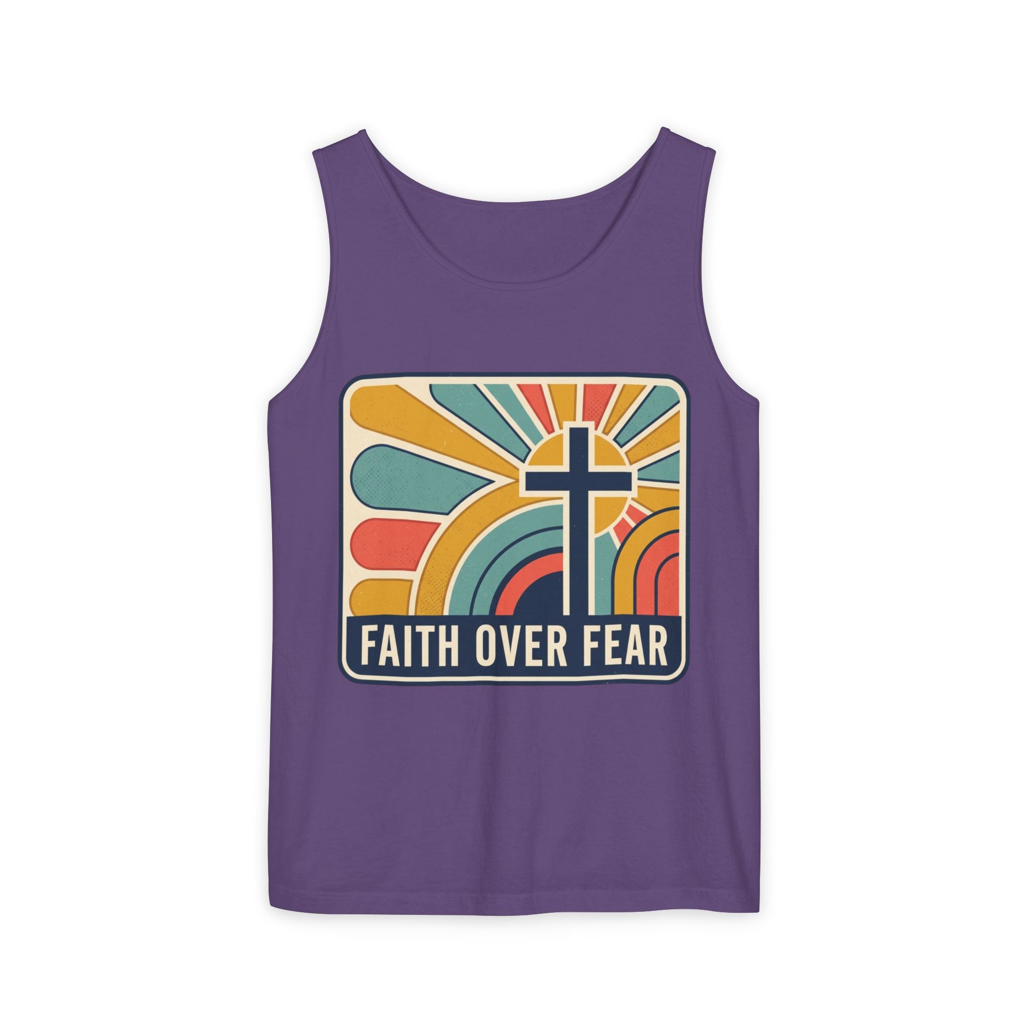 Faith over Fear tank top | Christian faith apparel