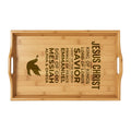 King of Kings - Serving Tray | Bamboo Religious Tray