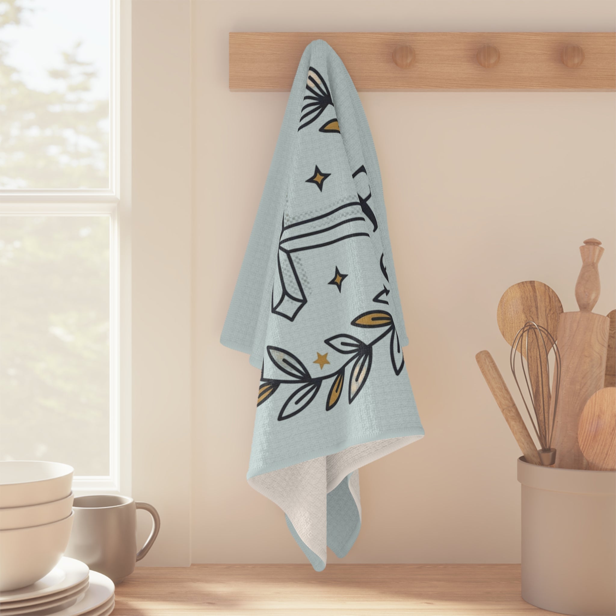 Tea Towel — "Grace and Gather" Kitchen Towel