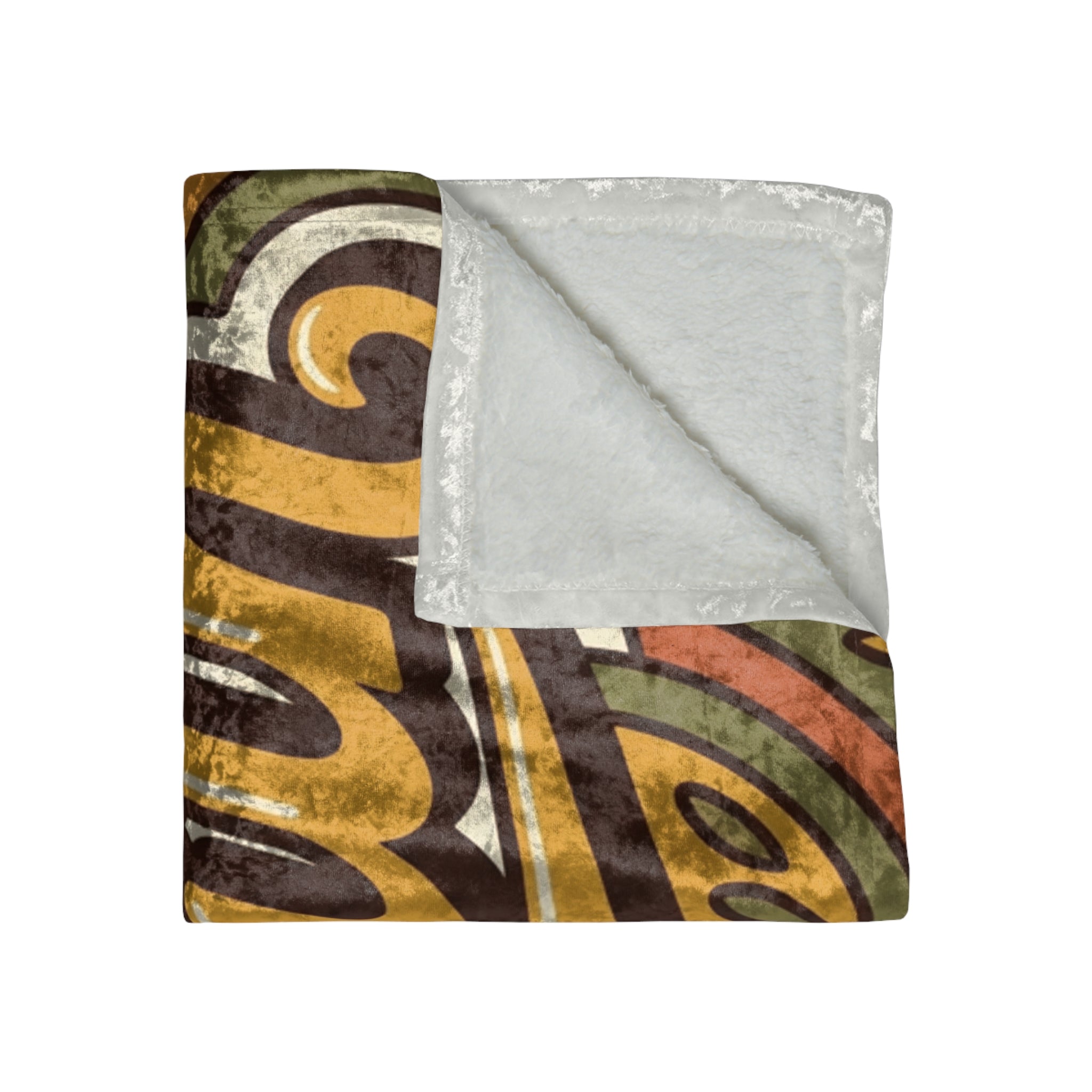 Faith Crushed Velvet Blanket | nursery decor, pastel vintage