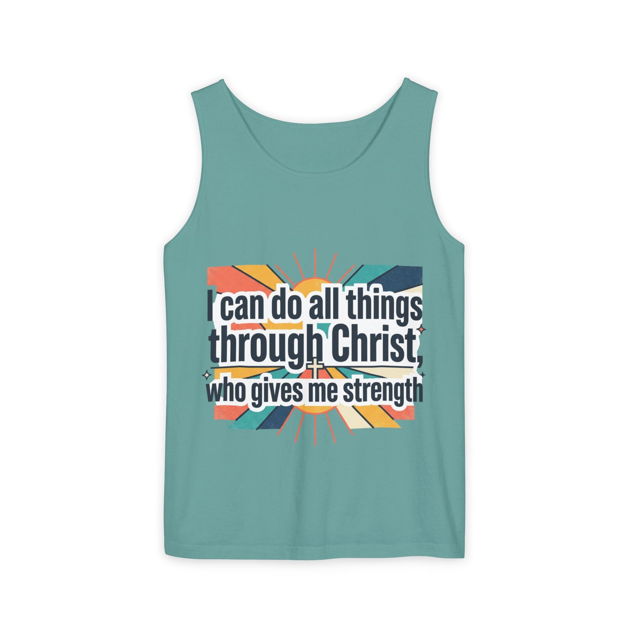 I can do all things tank top | Christian faith apparel