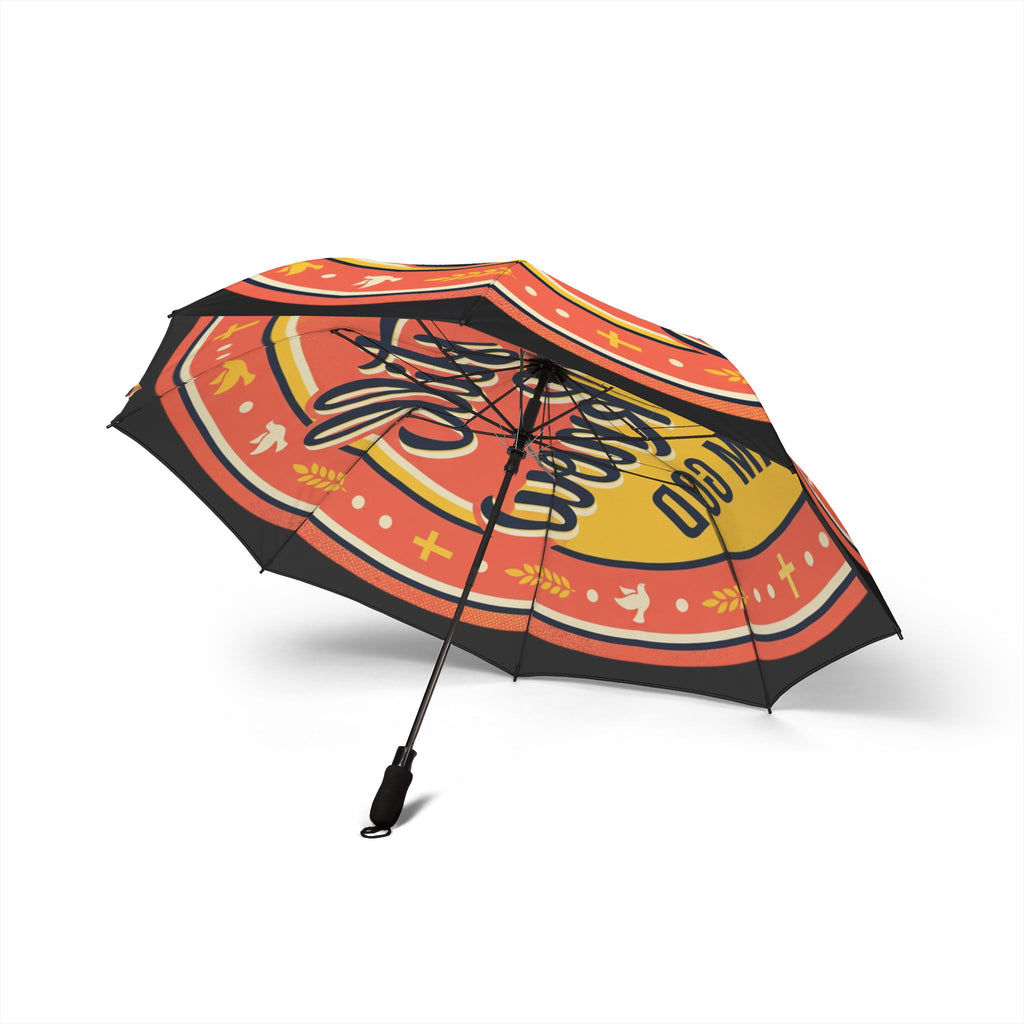 Foldable Umbrella — "Be still", Compact Semi-Automatic Rain Umbrella