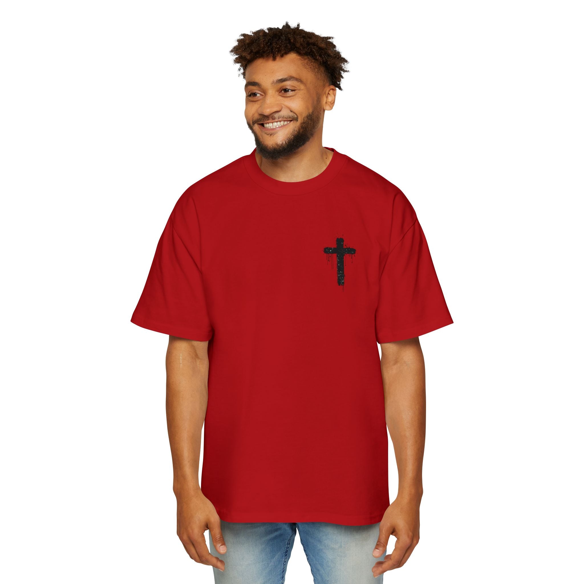 Dripping Paint Cross T-Shirt | Grunge Christian Tee