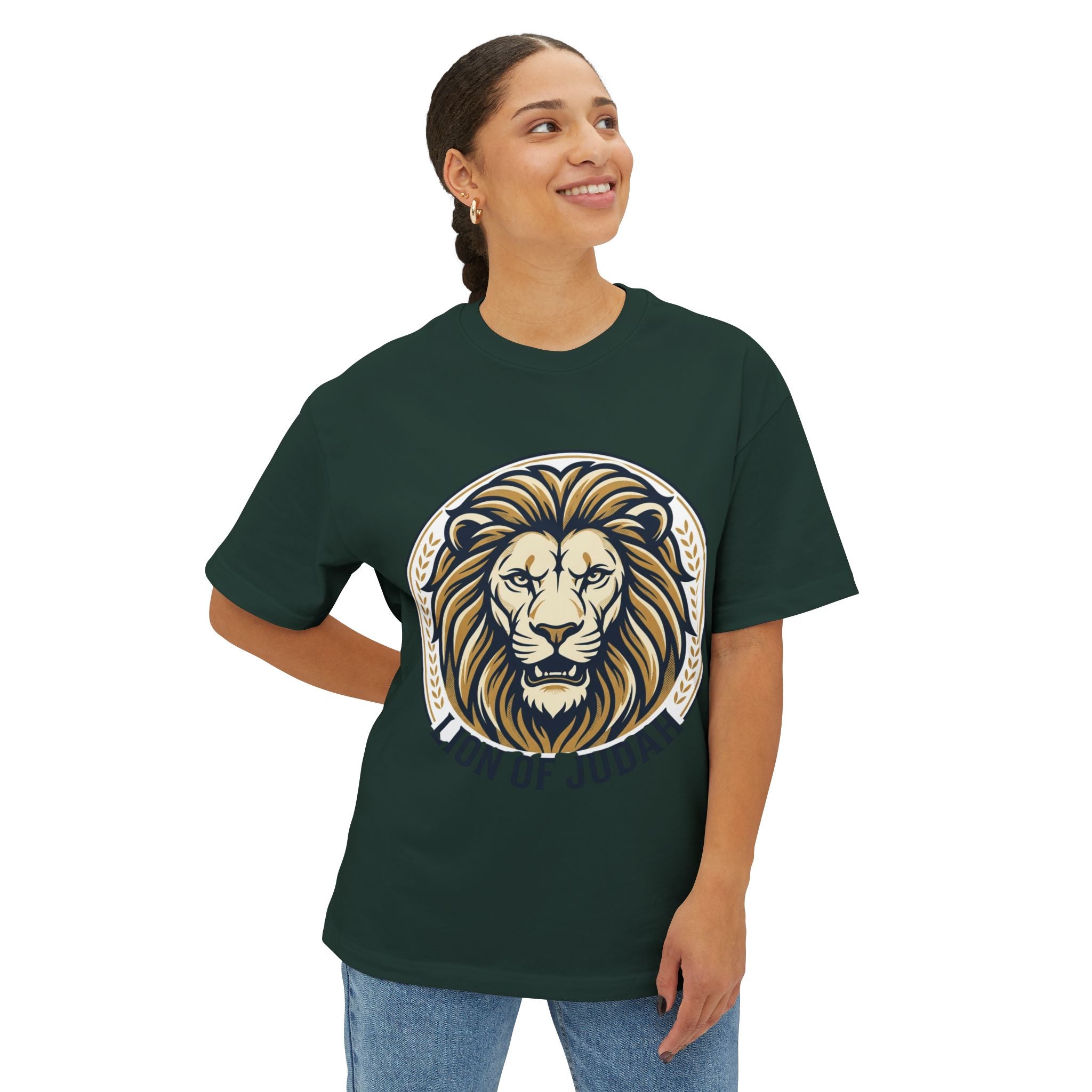 Lion of Judah Tee — Bold Christian Lion Graphic Shirt
