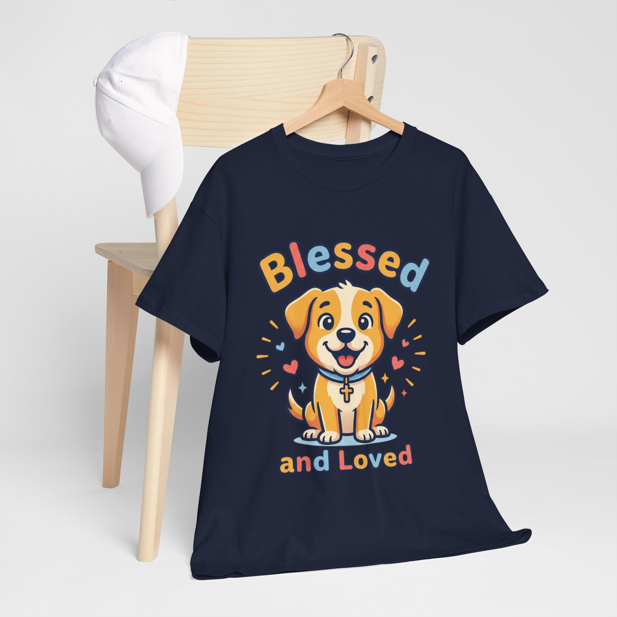 Blessed and Loved Puppy T-Shirt — Cute Dog Graphic Tee for Pet Lovers