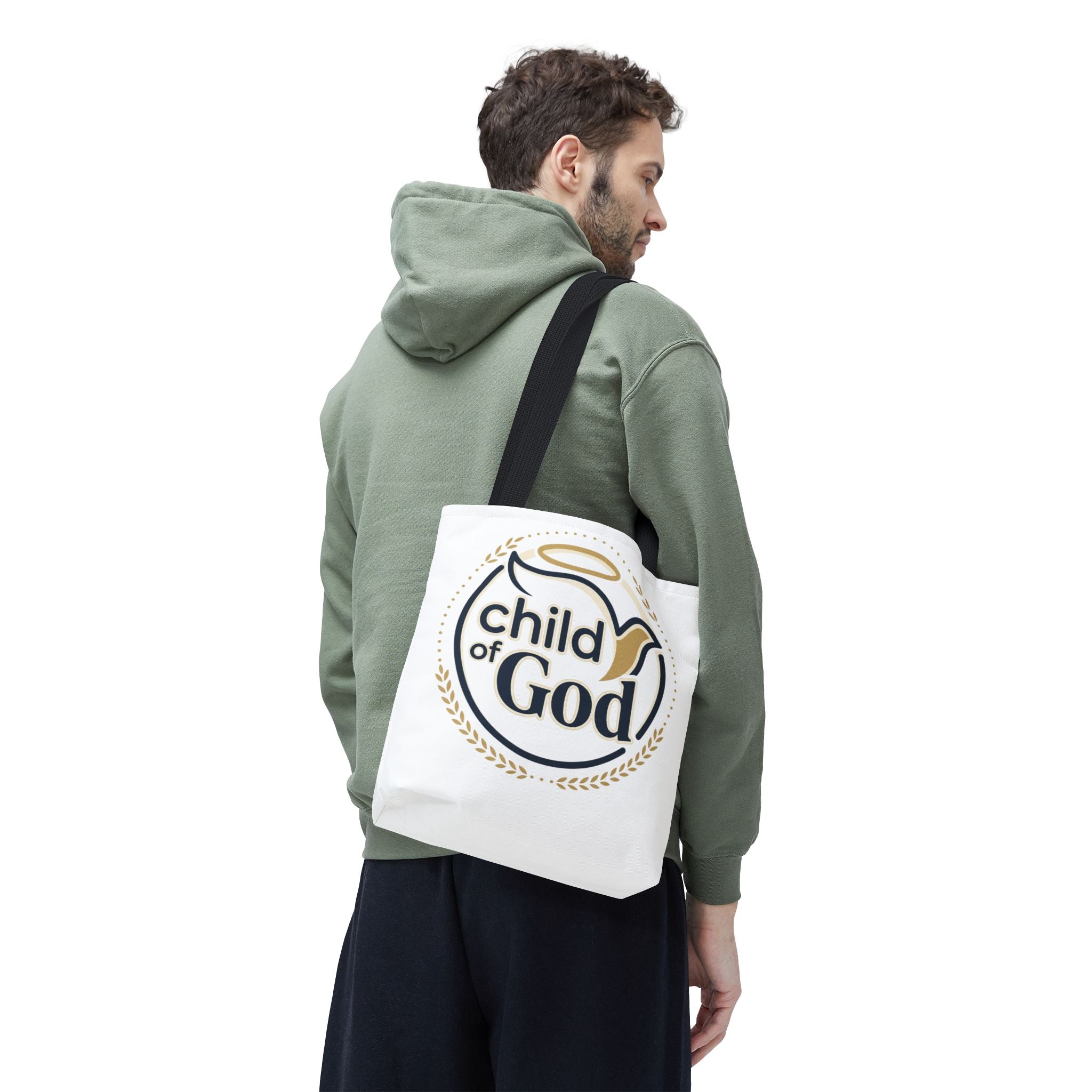 Child of God Tote Bag — All-Over Print Christian Canvas Tote