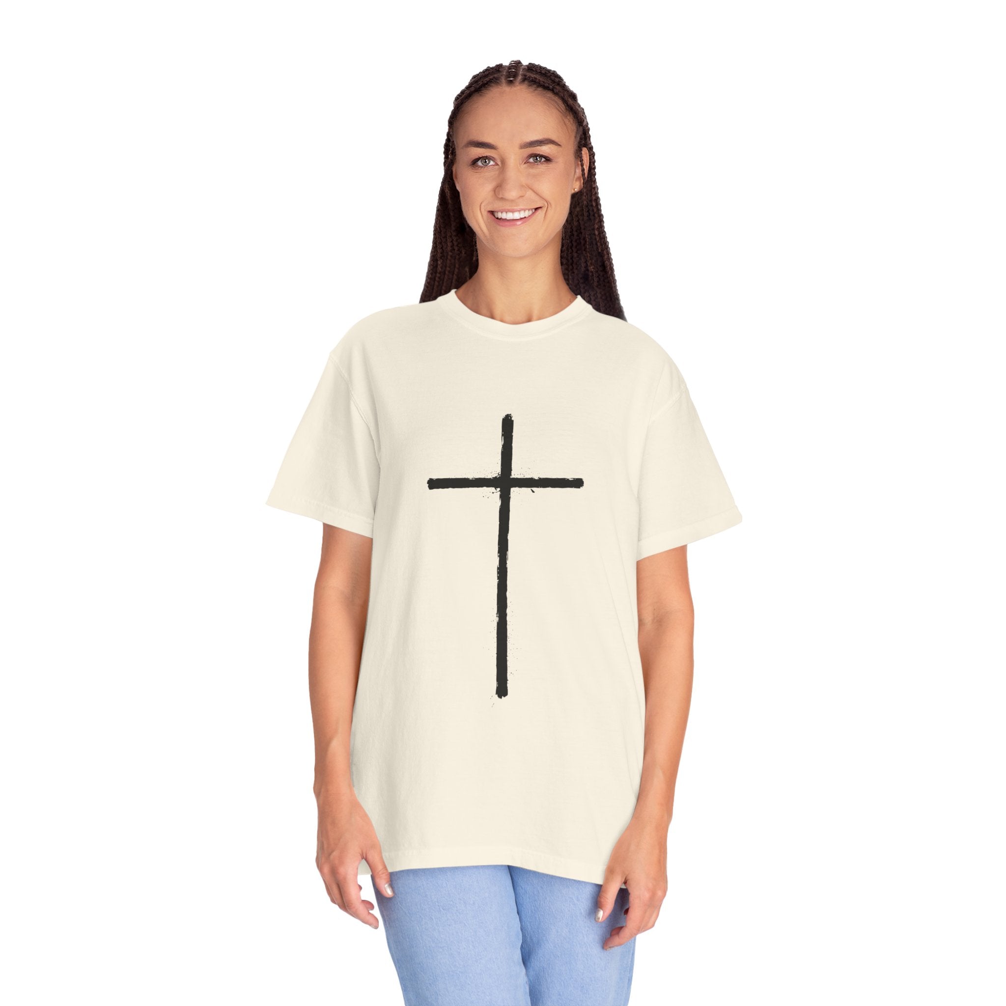 Cross T-shirt | Religious Gothic Faith Design