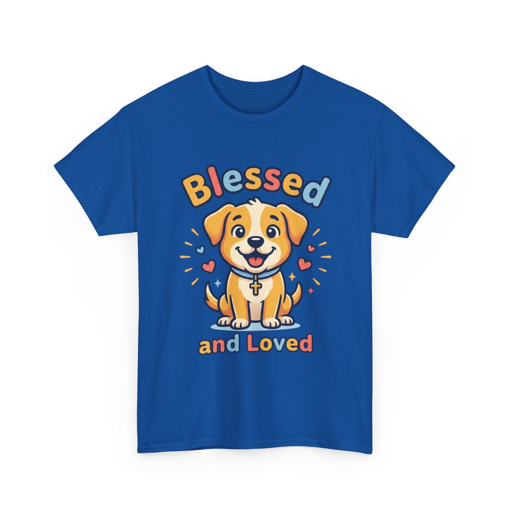 Blessed and Loved Puppy T-Shirt — Cute Dog Graphic Tee for Pet Lovers