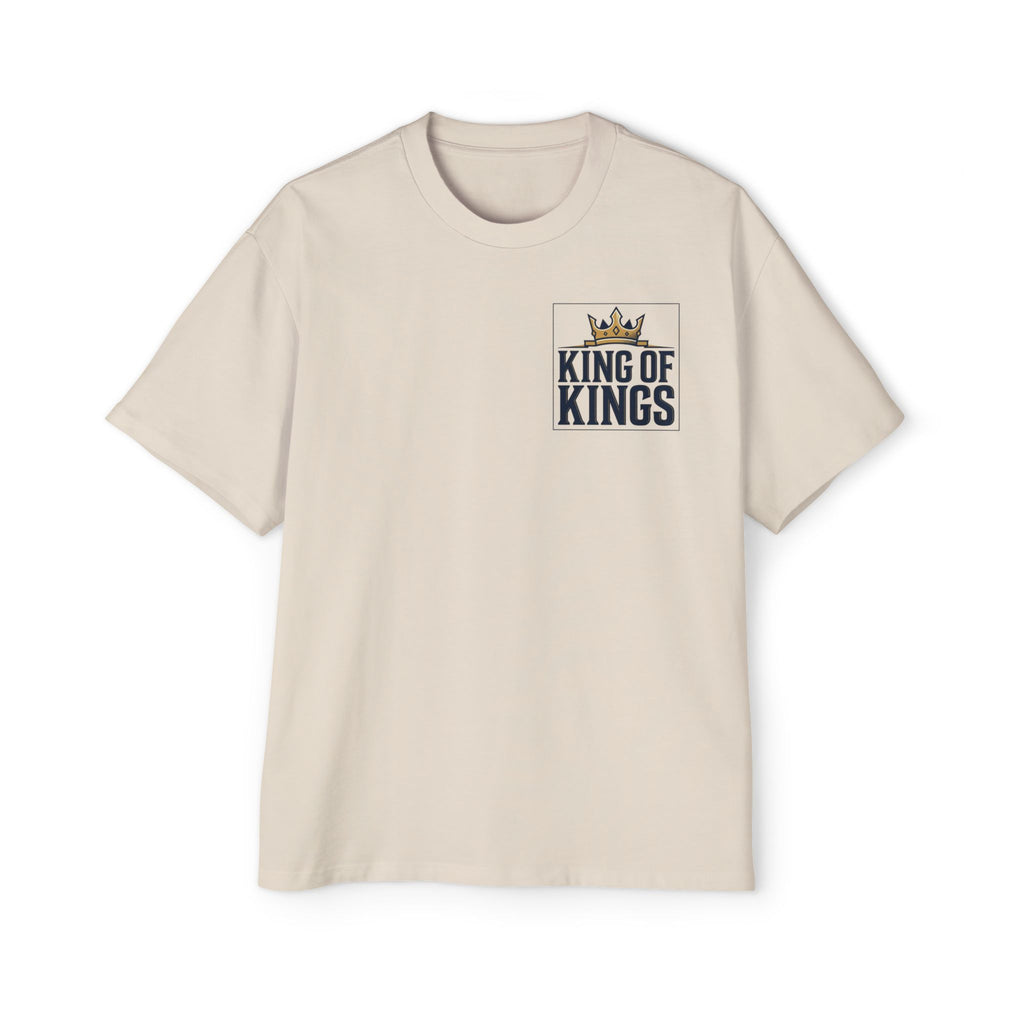 King of Kings Tee — Men's Oversized Graphic T-Shirt with Crown Design