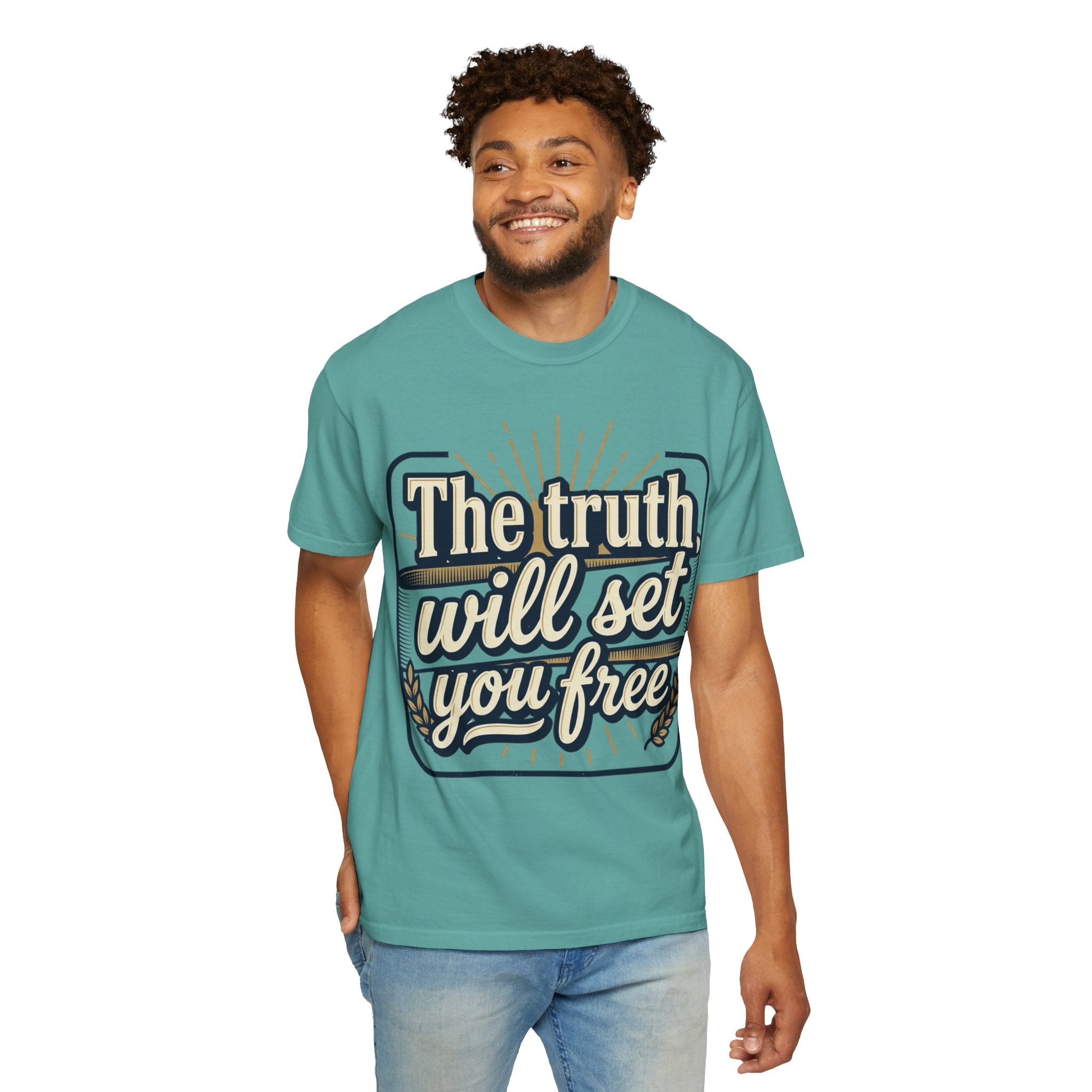 T-Shirt — "The Truth Will Set You Free" Inspirational Graphic Tee