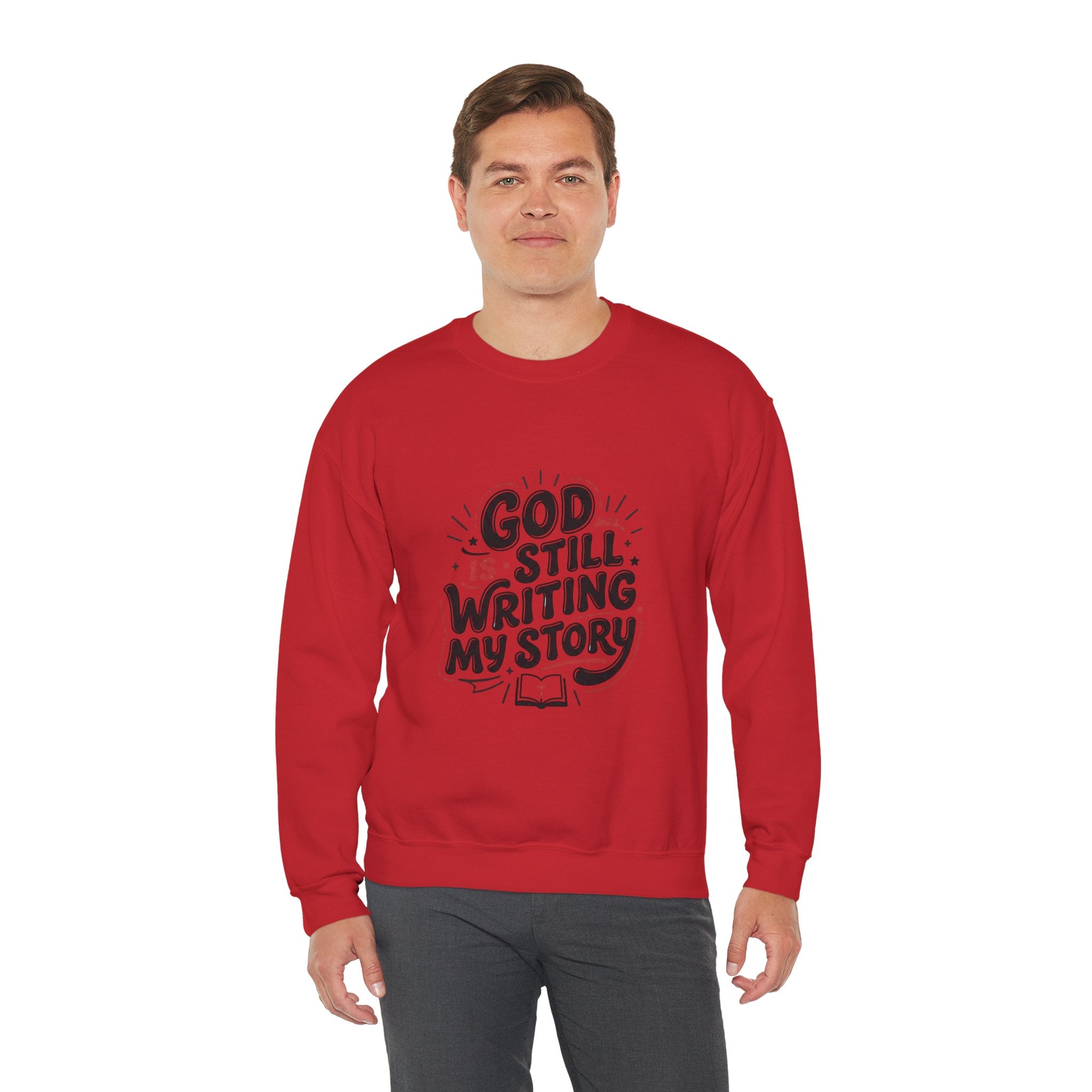God Is Still Writing My Story Sweatshirt | Christian encouragement, groovy scripture