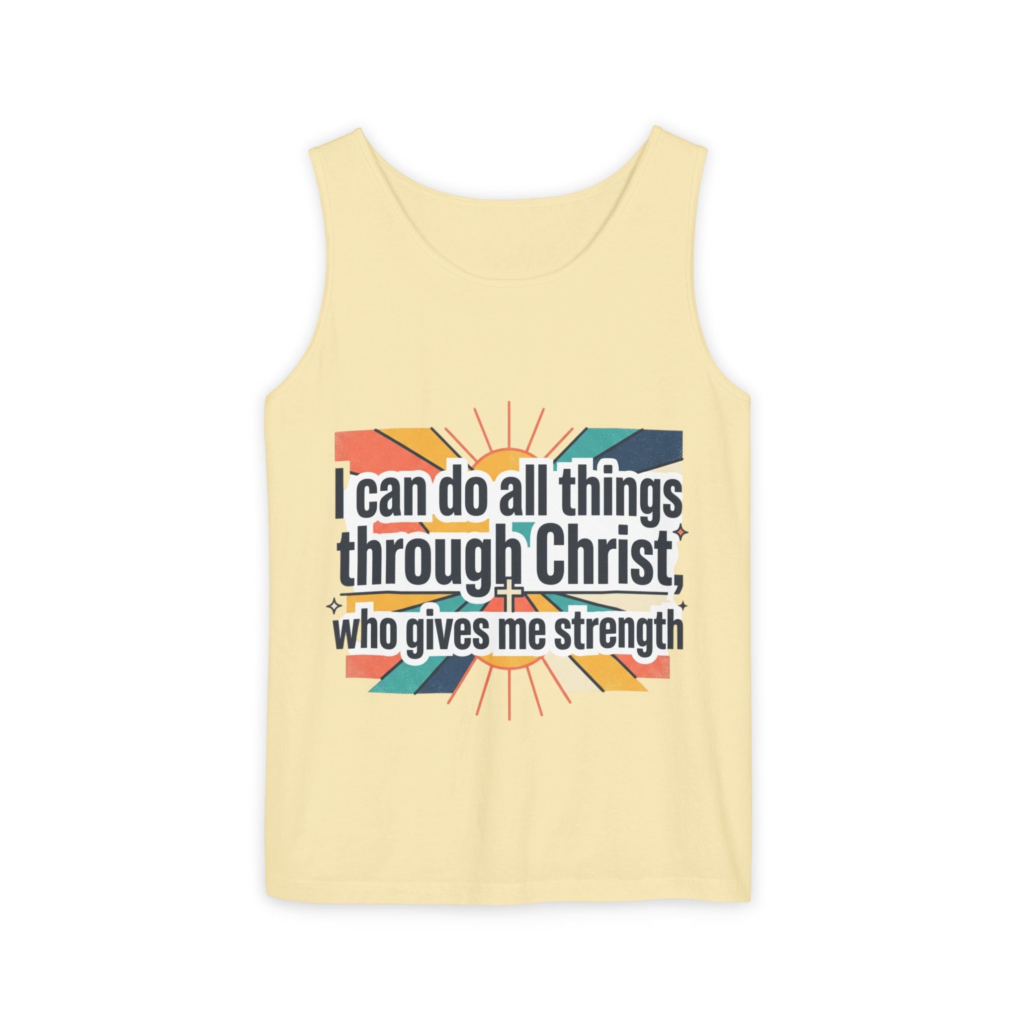 I can do all things tank top | Christian faith apparel
