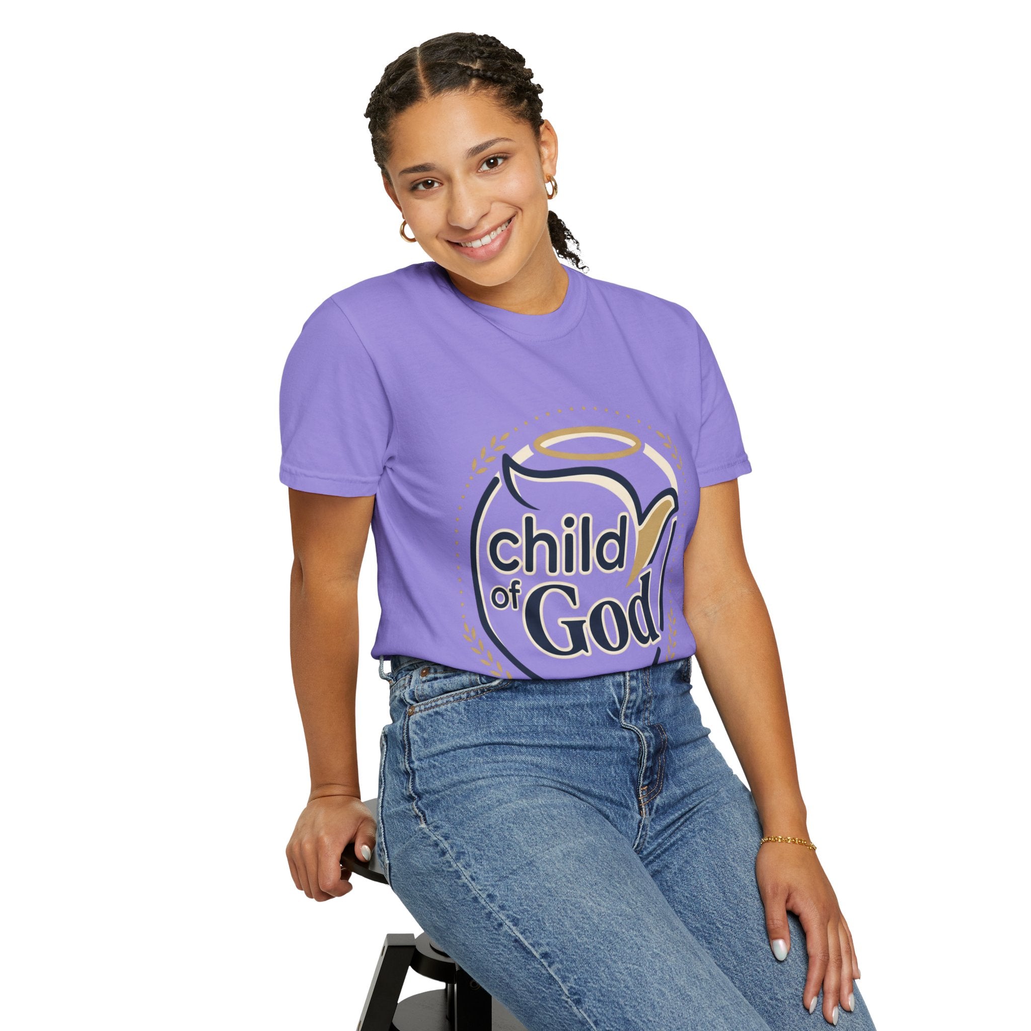 Child of God T‑Shirt — Faith Christian Tee with Dove & Halo