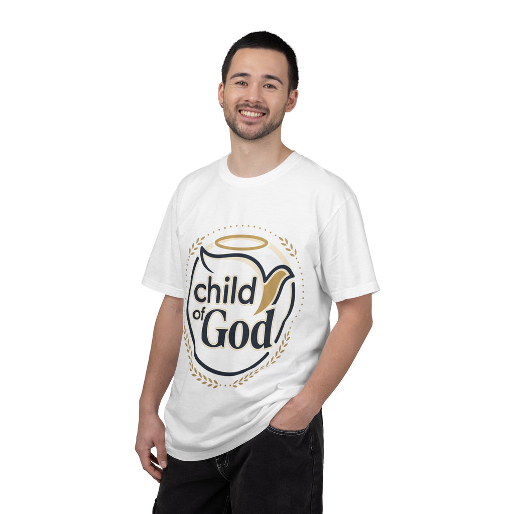 Child of God T‑Shirt — Faith Christian Tee with Dove & Halo