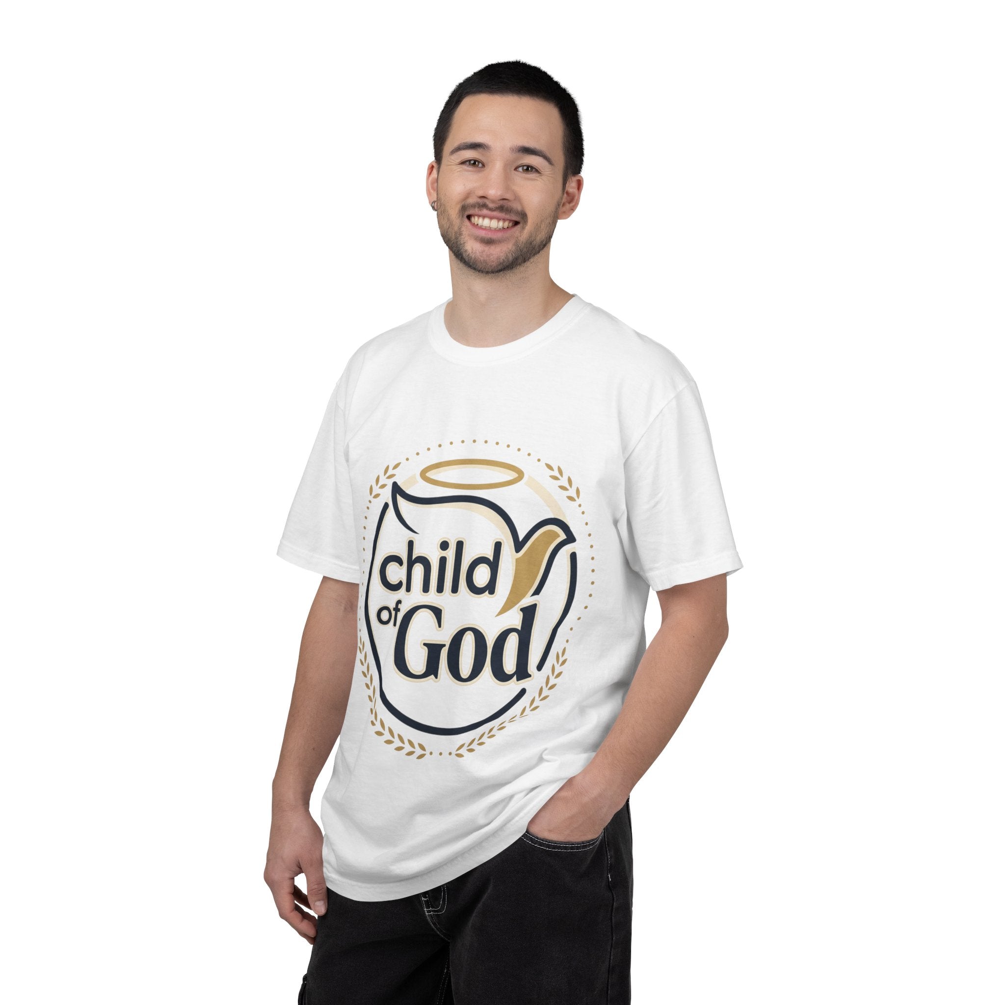 Child of God T‑Shirt — Faith Christian Tee with Dove & Halo
