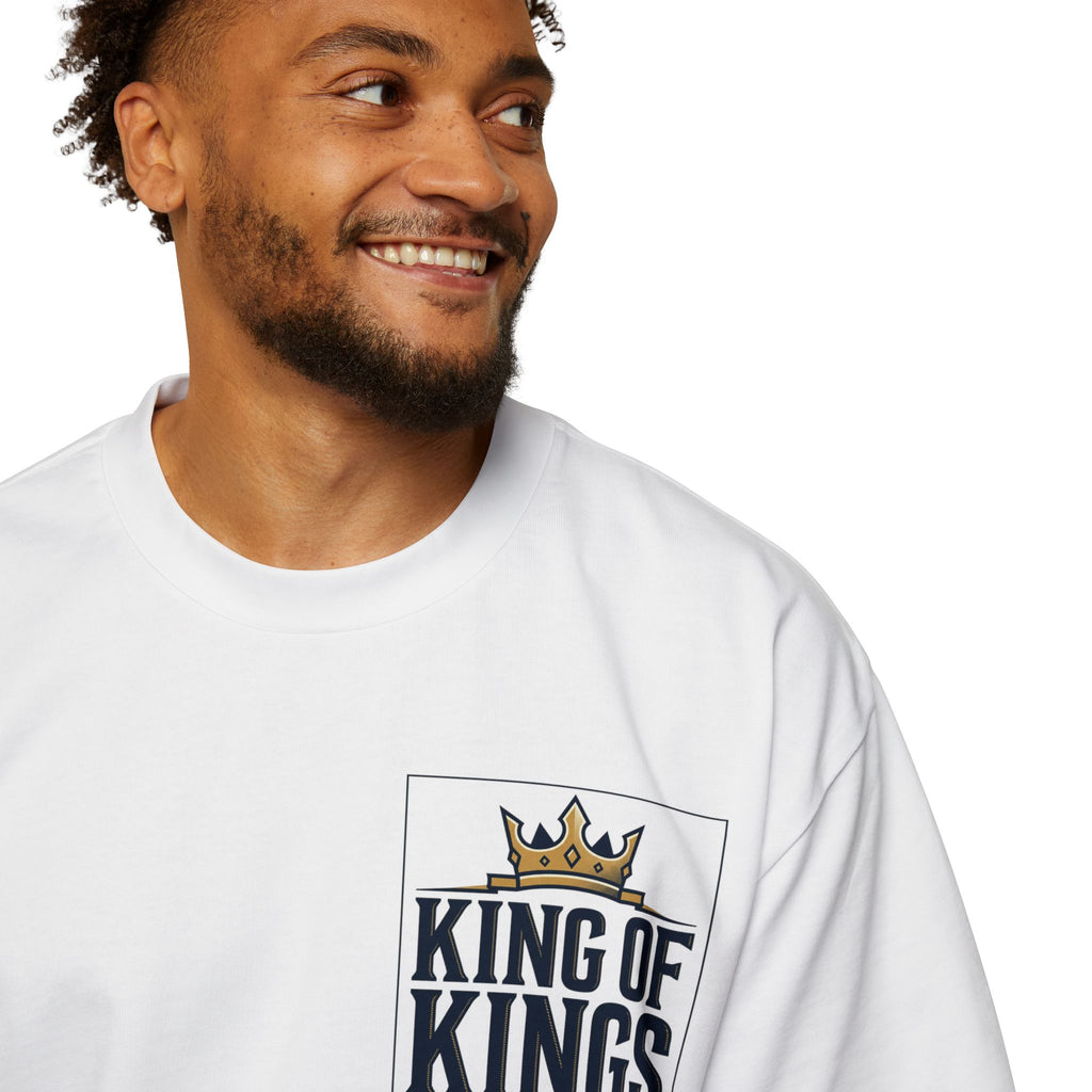 King of Kings Tee — Men's Oversized Graphic T-Shirt with Crown Design