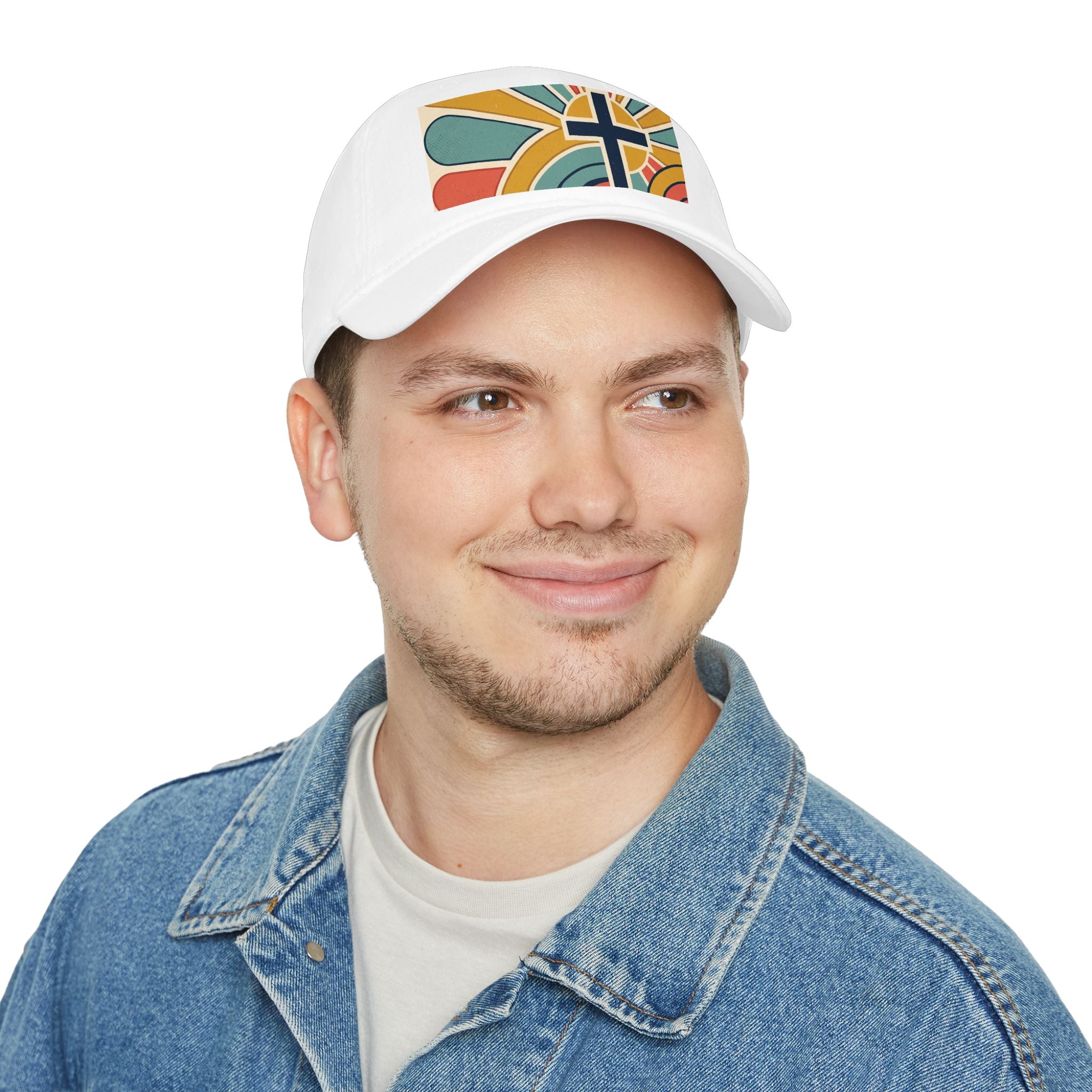 Retro cross Baseball Cap | Christian Faith Hat, Scripture Inspired