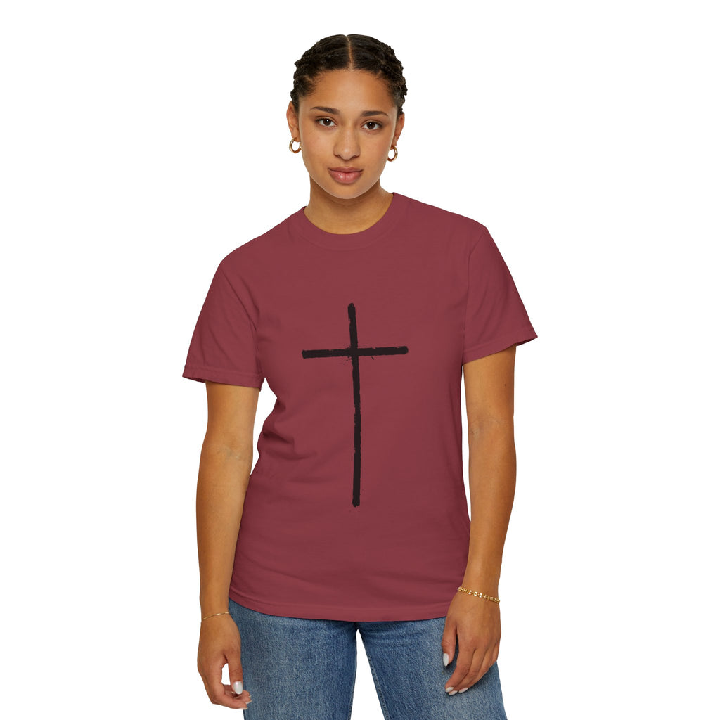 Cross T-shirt | Religious Gothic Faith Design