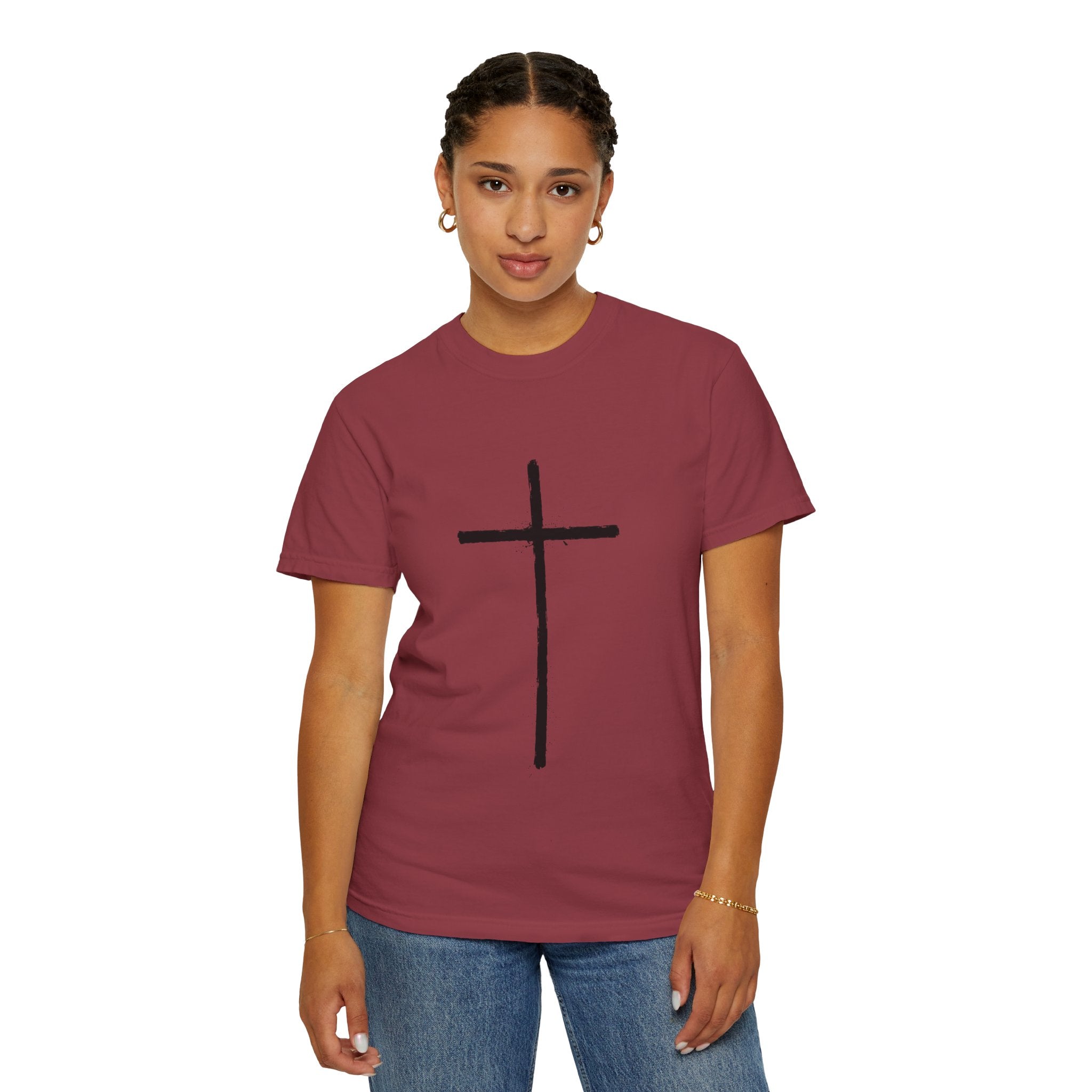 Cross T-shirt | Religious Gothic Faith Design