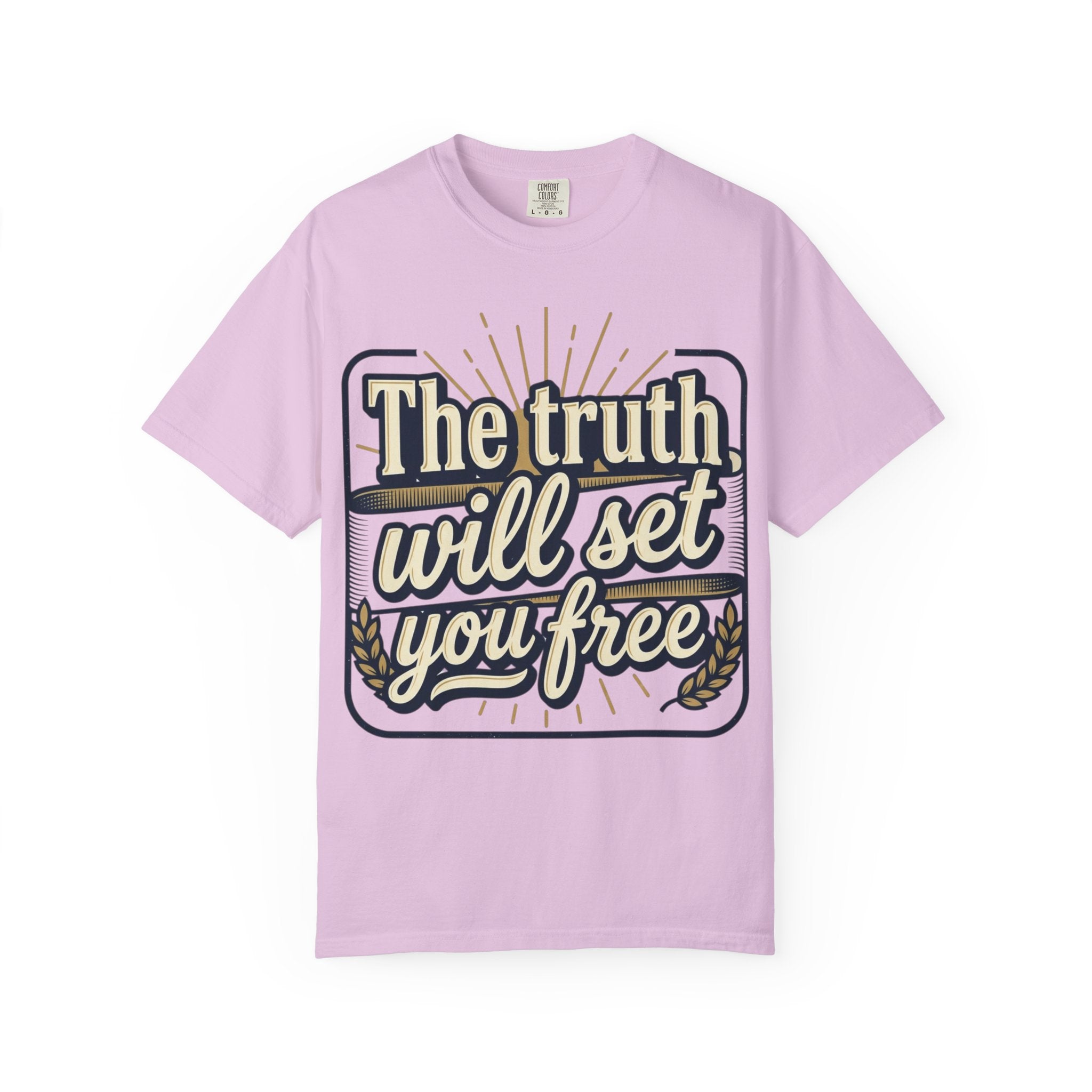 T-Shirt — "The Truth Will Set You Free" Inspirational Graphic Tee