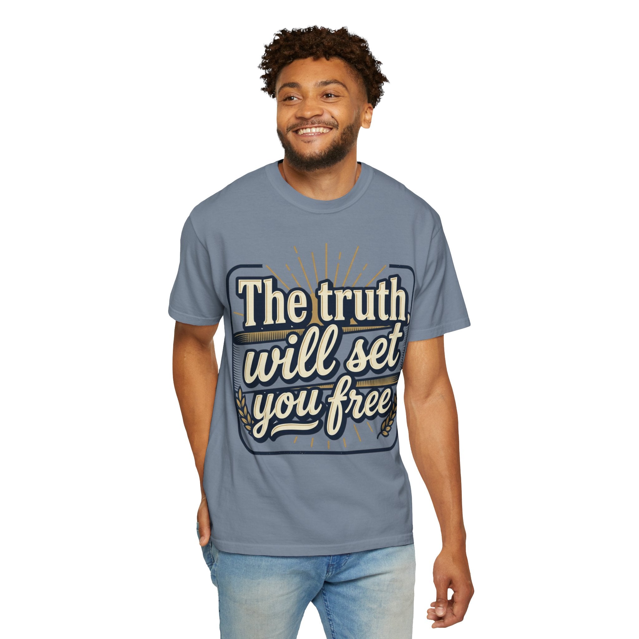 T-Shirt — "The Truth Will Set You Free" Inspirational Graphic Tee