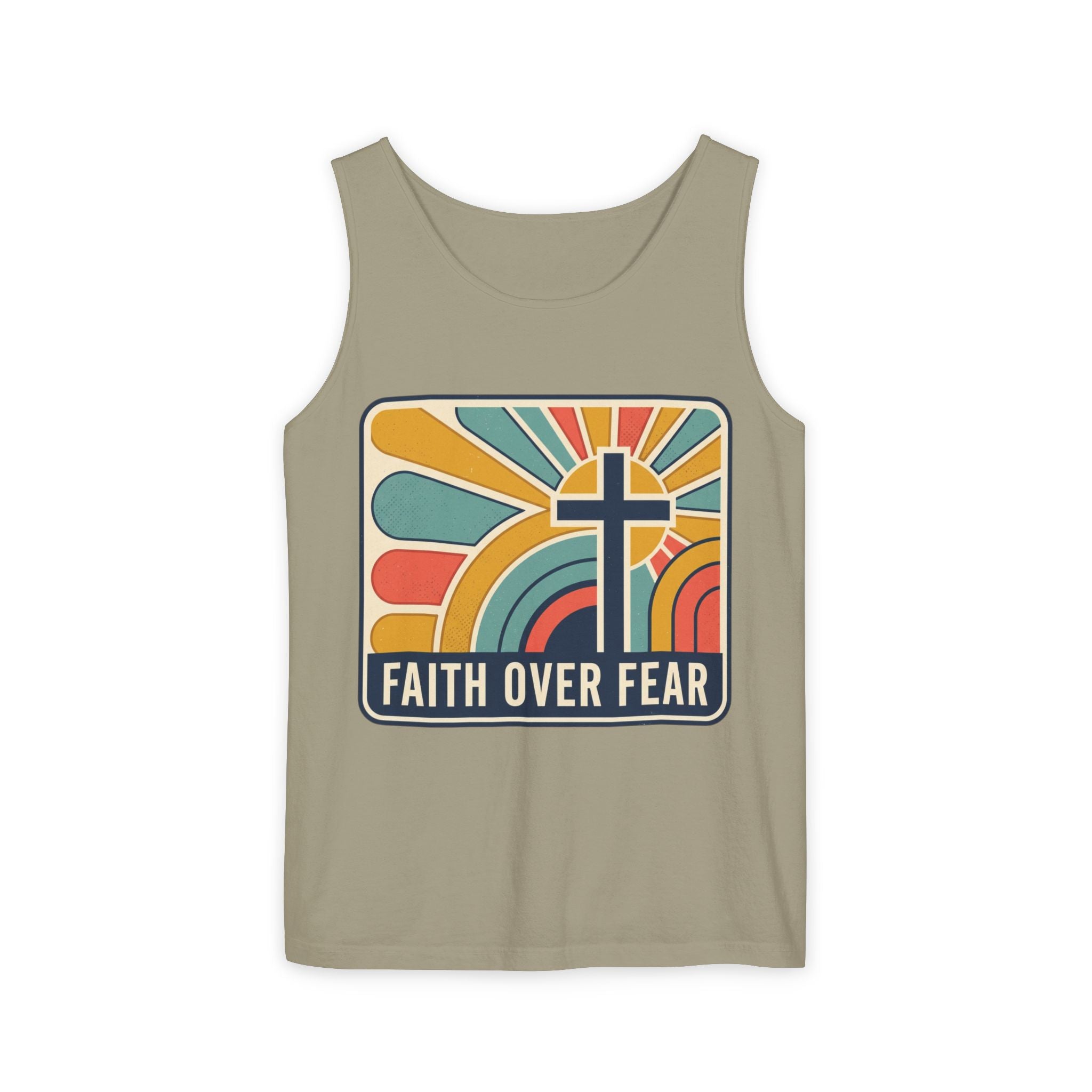 Faith over Fear tank top | Christian faith apparel