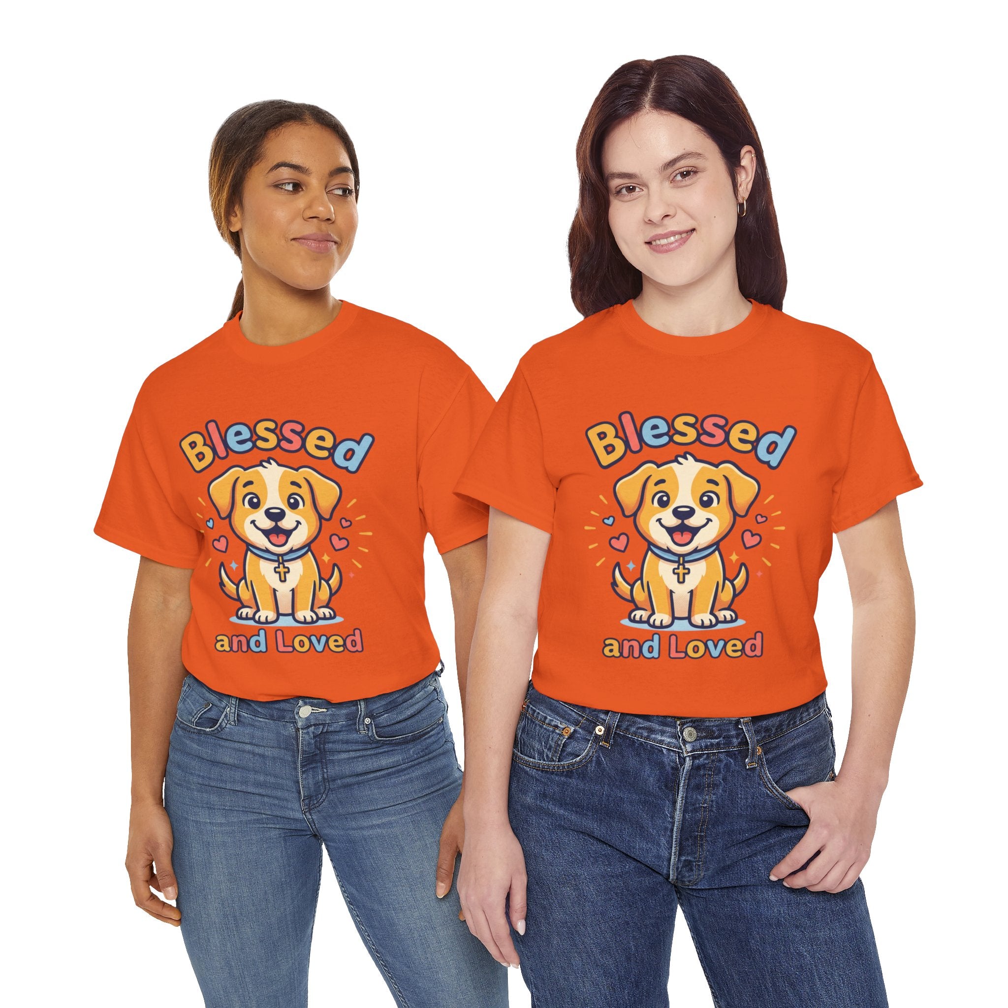 Blessed and Loved Puppy T-Shirt — Cute Dog Graphic Tee for Pet Lovers