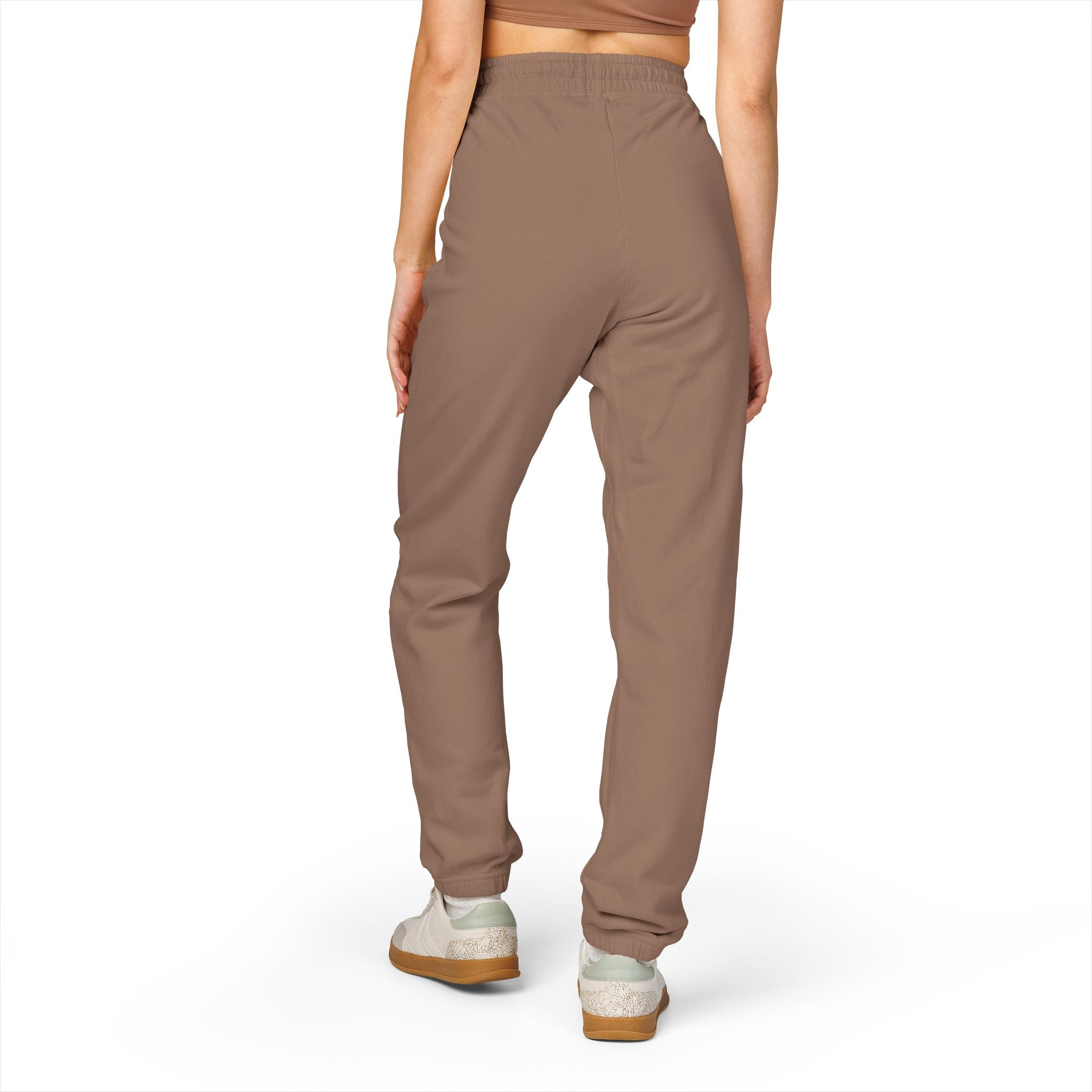 Distressed Faith over Fear Sweatpants | Garment-Dyed Fleece Joggers