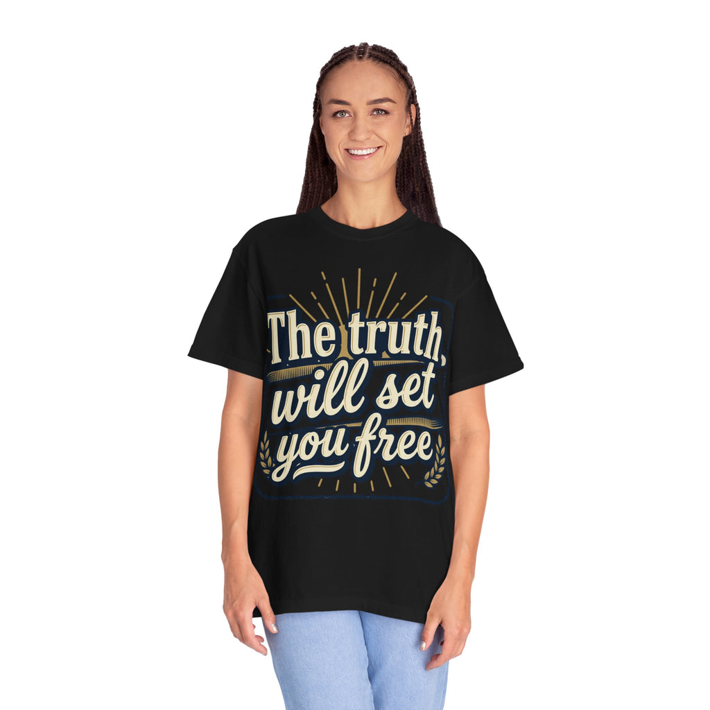 T-Shirt — "The Truth Will Set You Free" Inspirational Graphic Tee